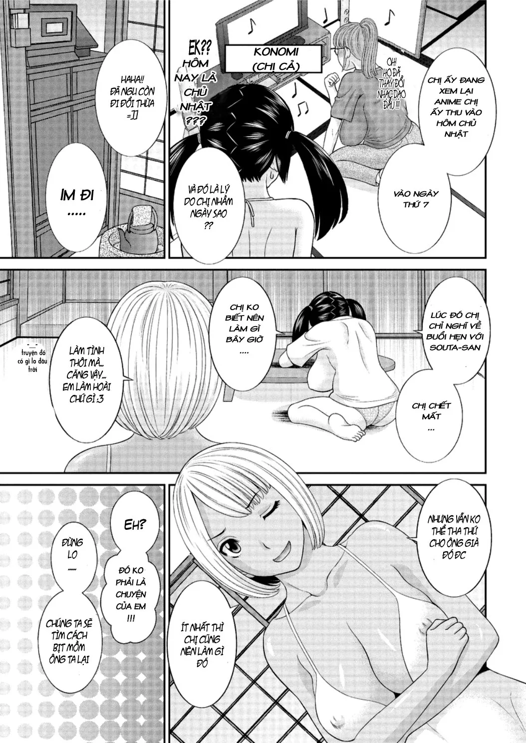HentaiVN.net - Ảnh 4 - Megumi-san is my Son's Girlfriend [Megumi-san wa Musuko no Kanojo] - Chap 2