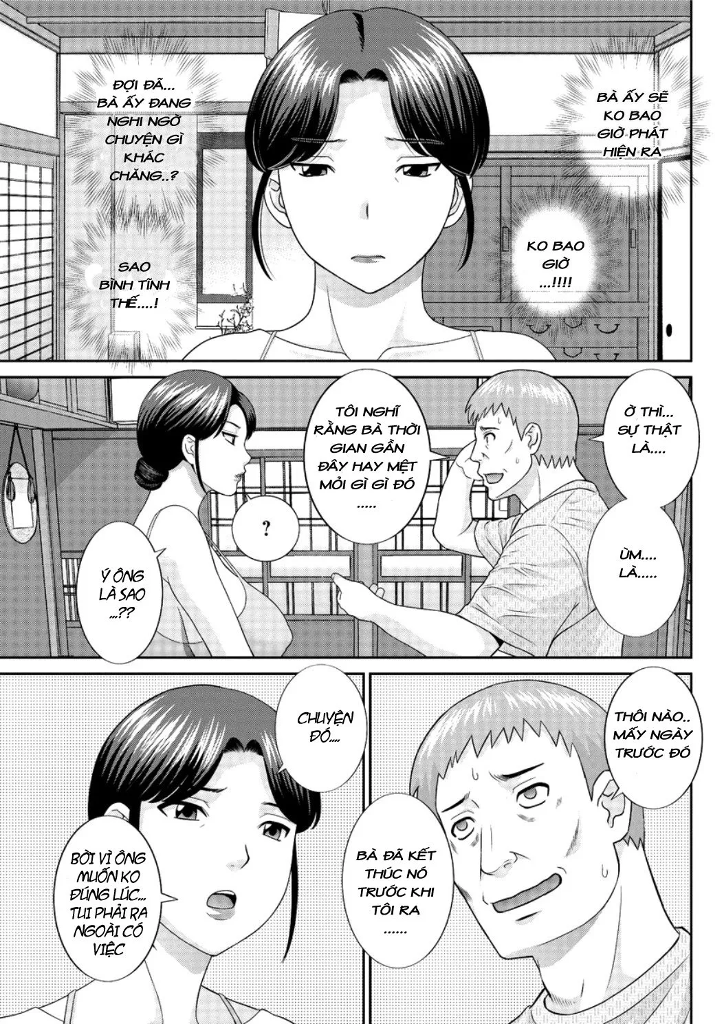 HentaiVN.net - Ảnh 5 - Megumi-san is my Son's Girlfriend [Megumi-san wa Musuko no Kanojo] - Chap 5