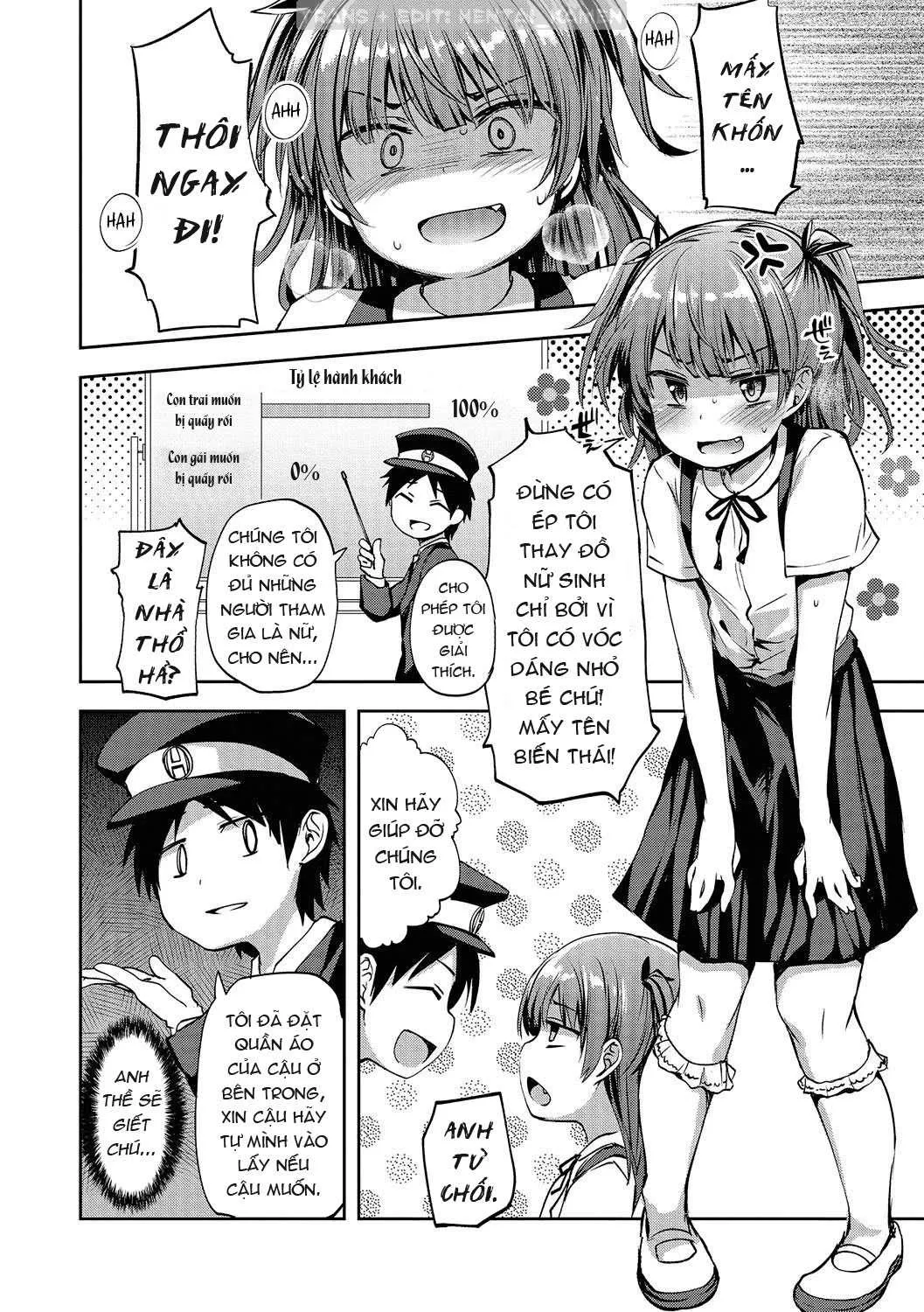 HentaiVN.net - Ảnh 3 - Chikan Densha Kissa [Chikan Densha Kissa｜Molester Train Cafe] - Oneshot [Trap]