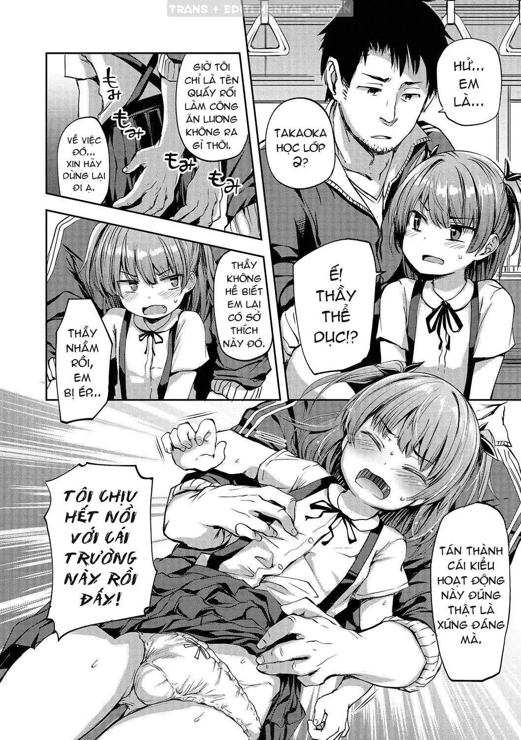 HentaiVN.net - Ảnh 5 - Chikan Densha Kissa [Chikan Densha Kissa｜Molester Train Cafe] - Oneshot [Trap]