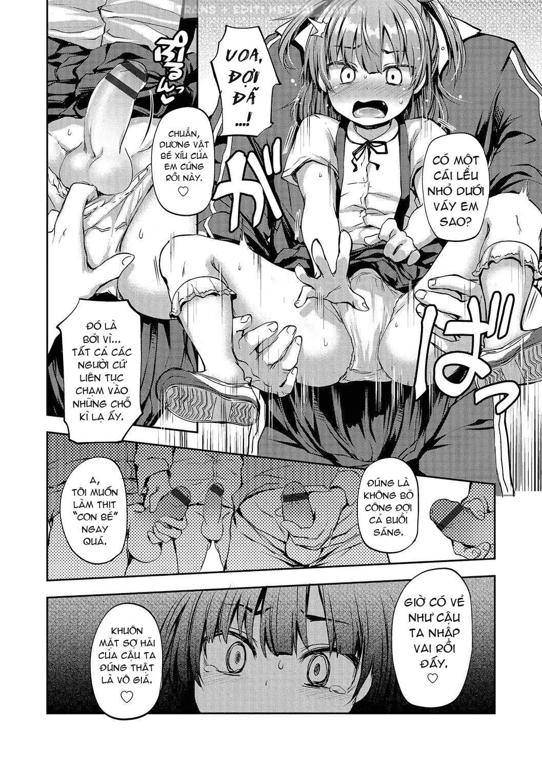 HentaiVN.net - Ảnh 7 - Chikan Densha Kissa [Chikan Densha Kissa｜Molester Train Cafe] - Oneshot [Trap]