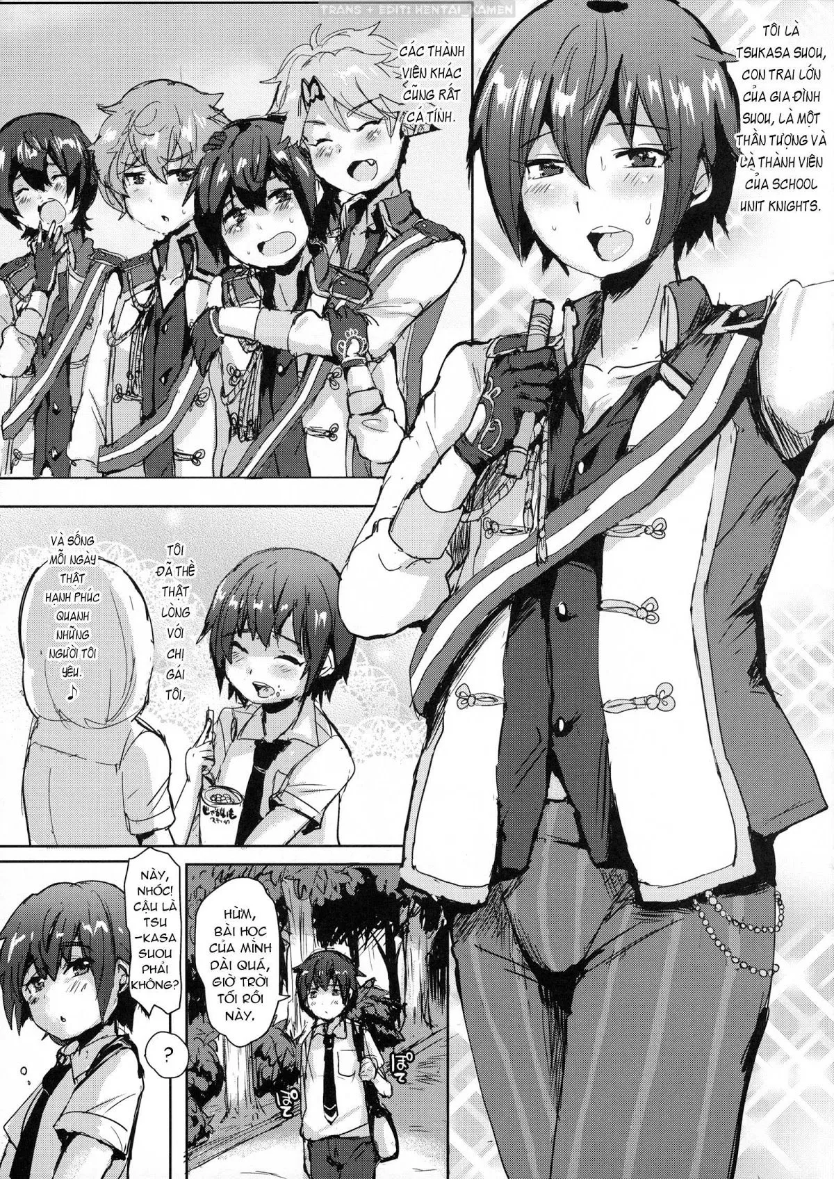 HentaiVN.net - Ảnh 5 - Tsukasa Wa PENIS No SLAVE Desu (Ensemble Stars) [Tsukasa Is A SLAVE To PENIS] - Oneshot [Yaoi]
