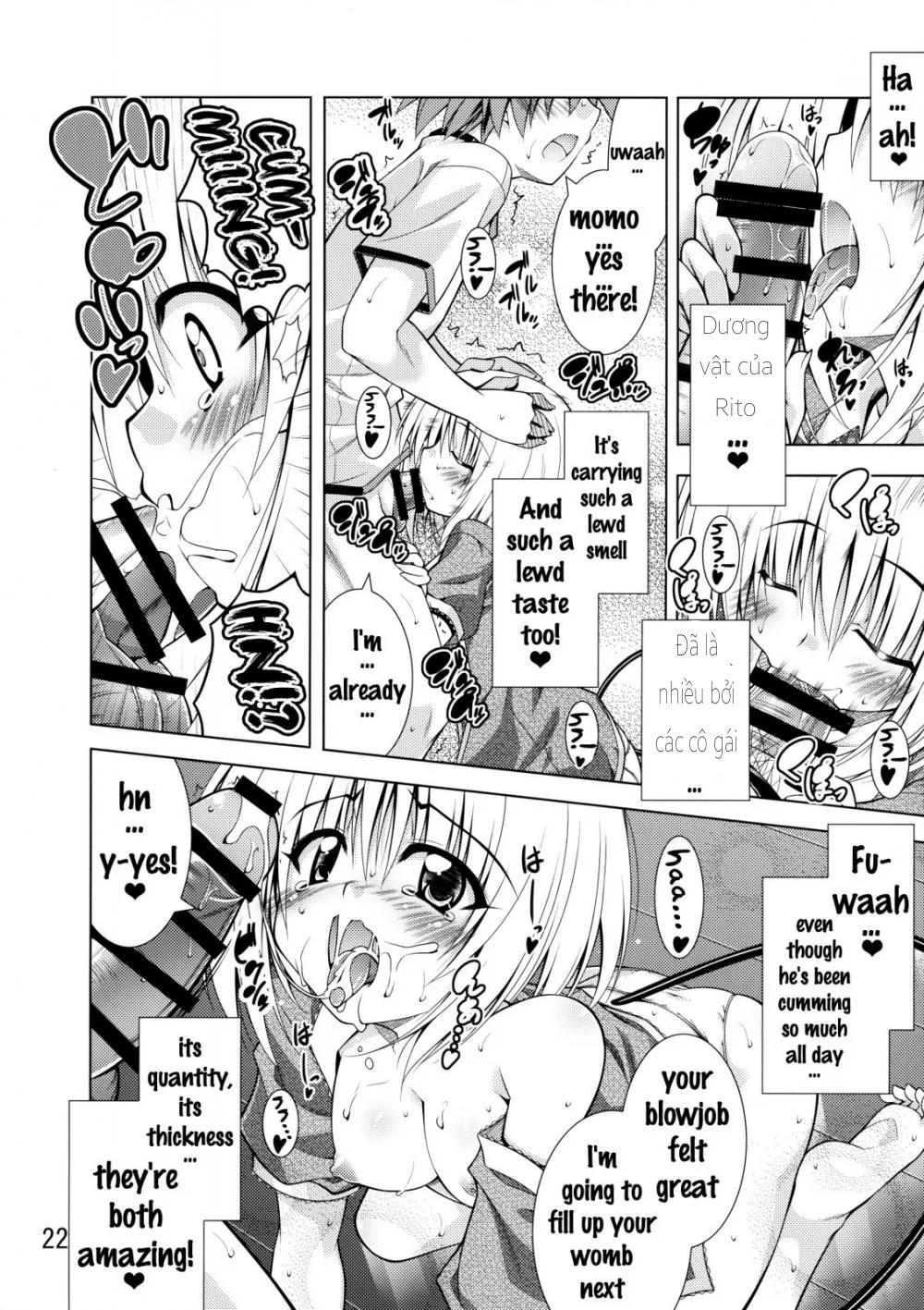 HentaiVN.net - Ảnh 22 - Rito-San No Harem Seikatsu (To Love-Ru) [Cuộc sống mới của Rito (thánh ngã)] - Chap 1
