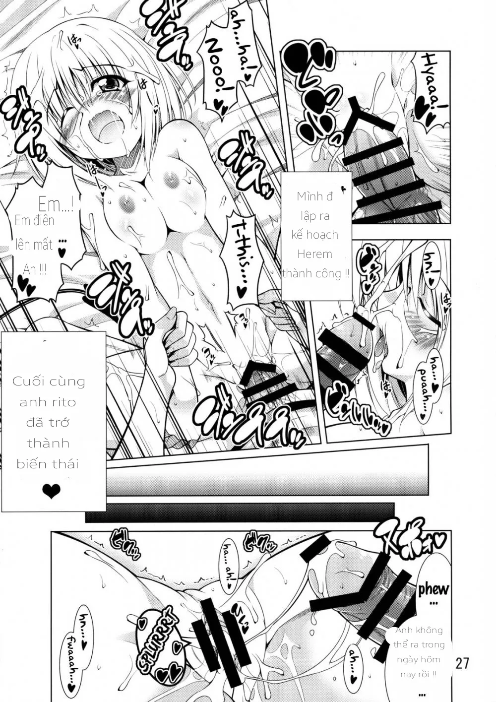 HentaiVN.net - Ảnh 27 - Rito-San No Harem Seikatsu (To Love-Ru) [Cuộc sống mới của Rito (thánh ngã)] - Chap 1