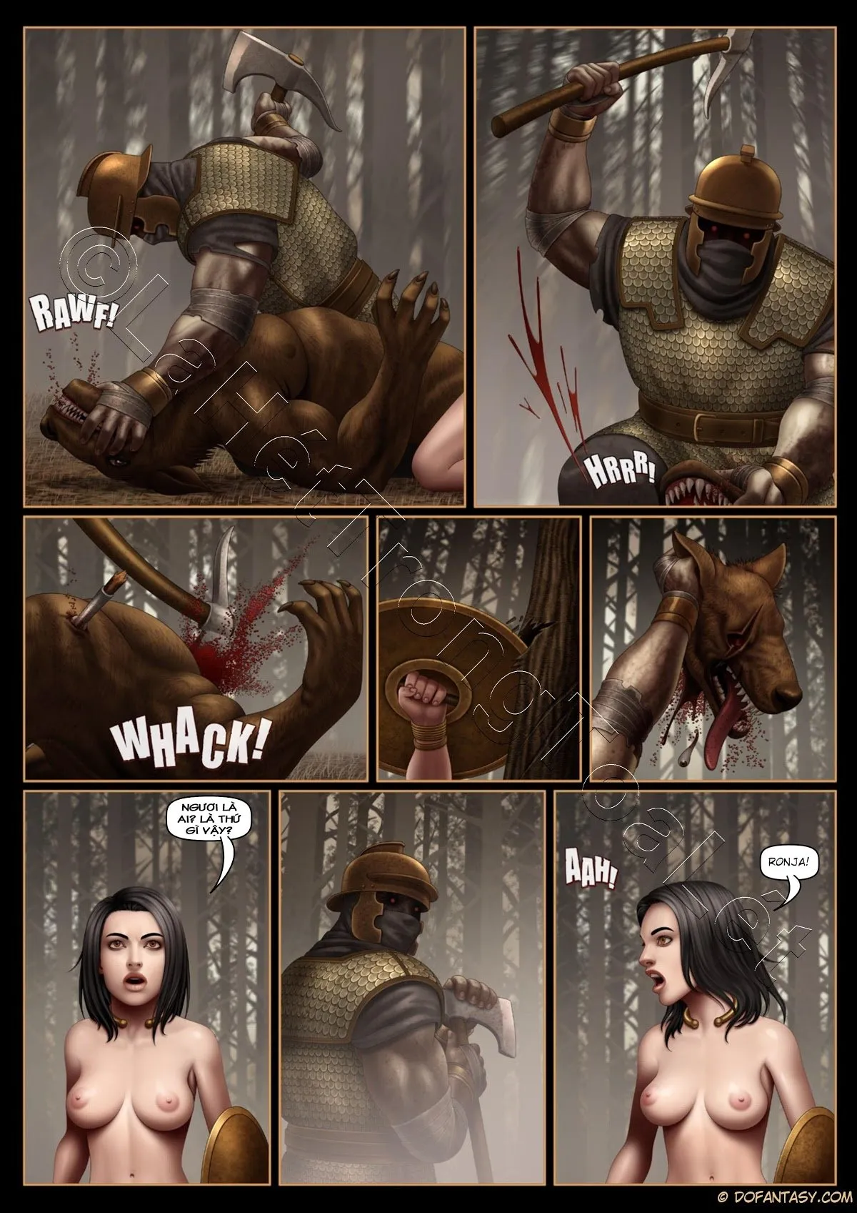 HentaiVN.net - Ảnh 17 - Cô gái quần trong đỏ [Red Riding Hood] - Chap 1
