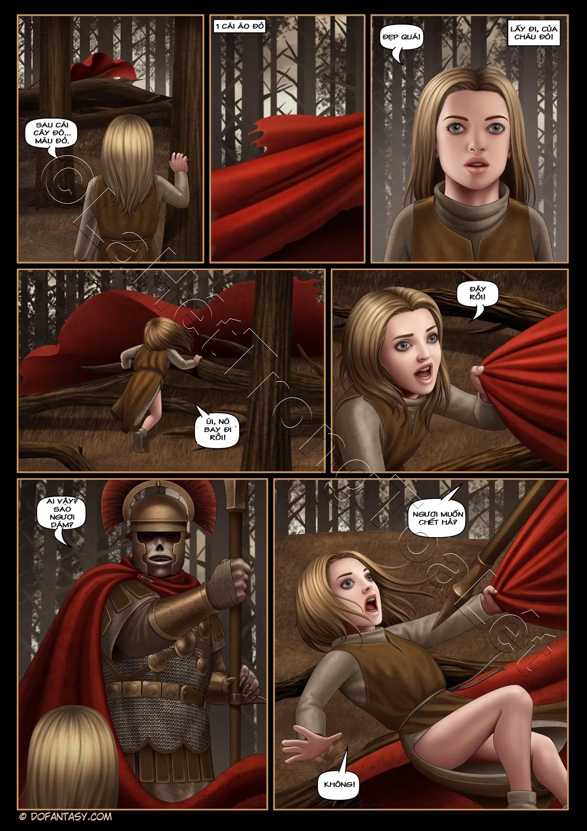 HentaiVN.net - Ảnh 20 - Cô gái quần trong đỏ [Red Riding Hood] - Chap 1