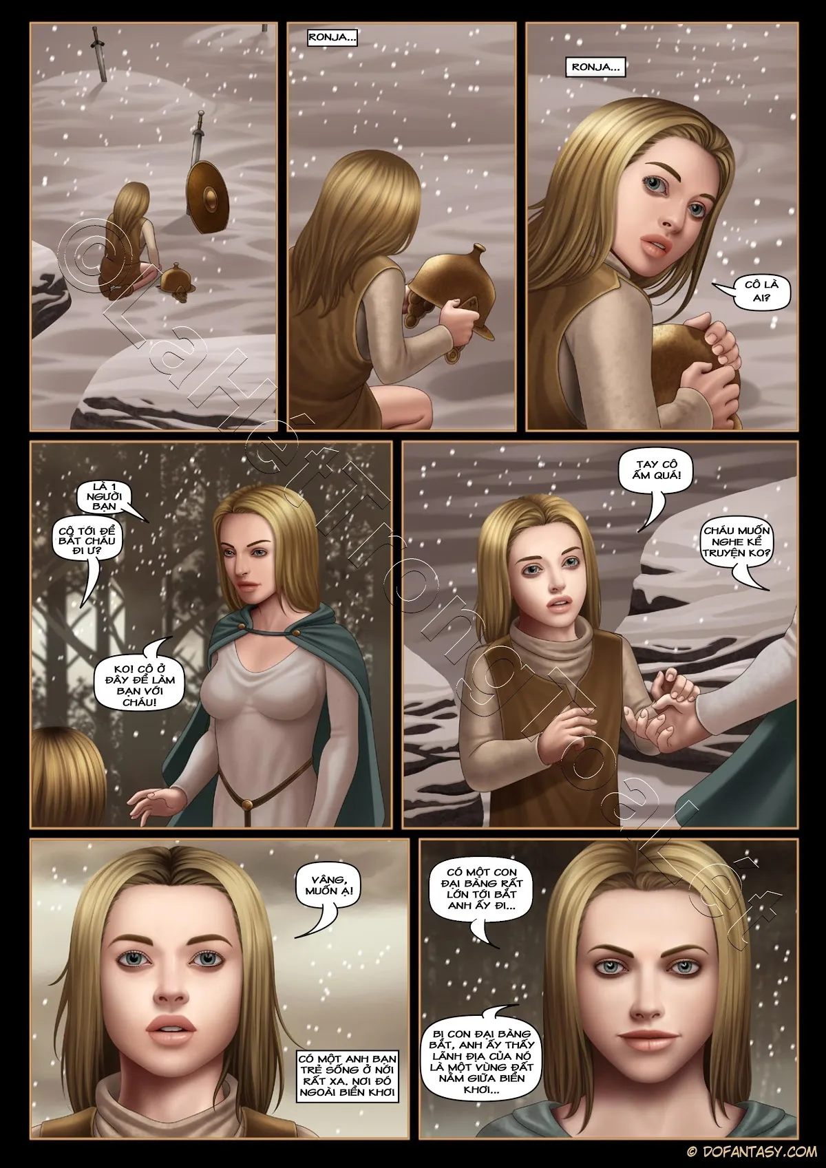 HentaiVN.net - Ảnh 3 - Cô gái quần trong đỏ [Red Riding Hood] - Chap 1