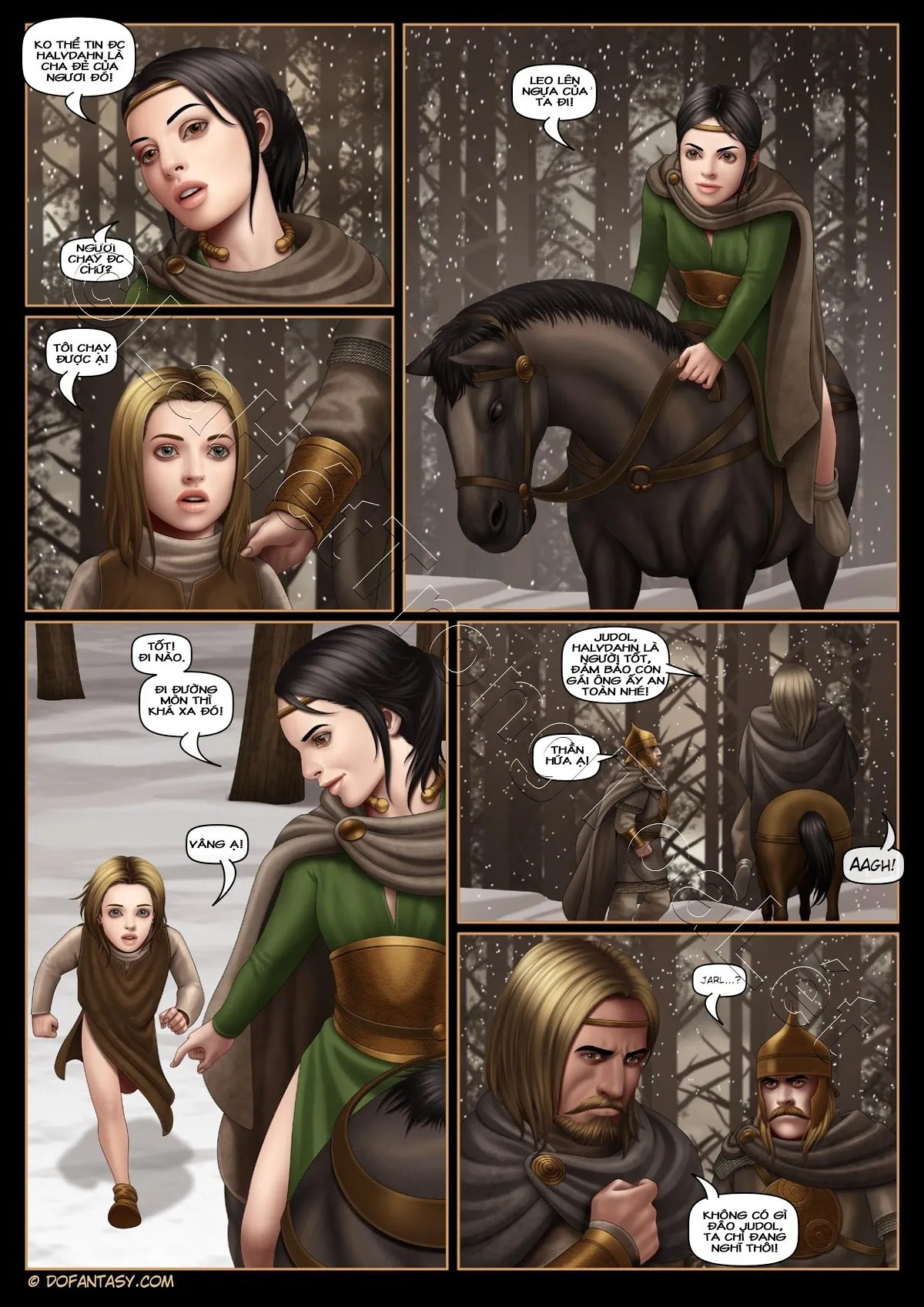 HentaiVN.net - Ảnh 5 - Cô gái quần trong đỏ [Red Riding Hood] - Chap 1