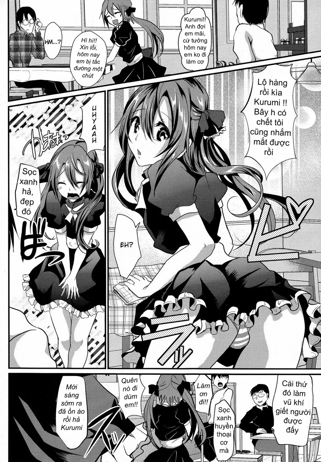HentaiVN.net - Ảnh 5 - Otokonoko Maid Cafe Lovely Cherry ni Chiage ni Ittekimashita - Oneshot