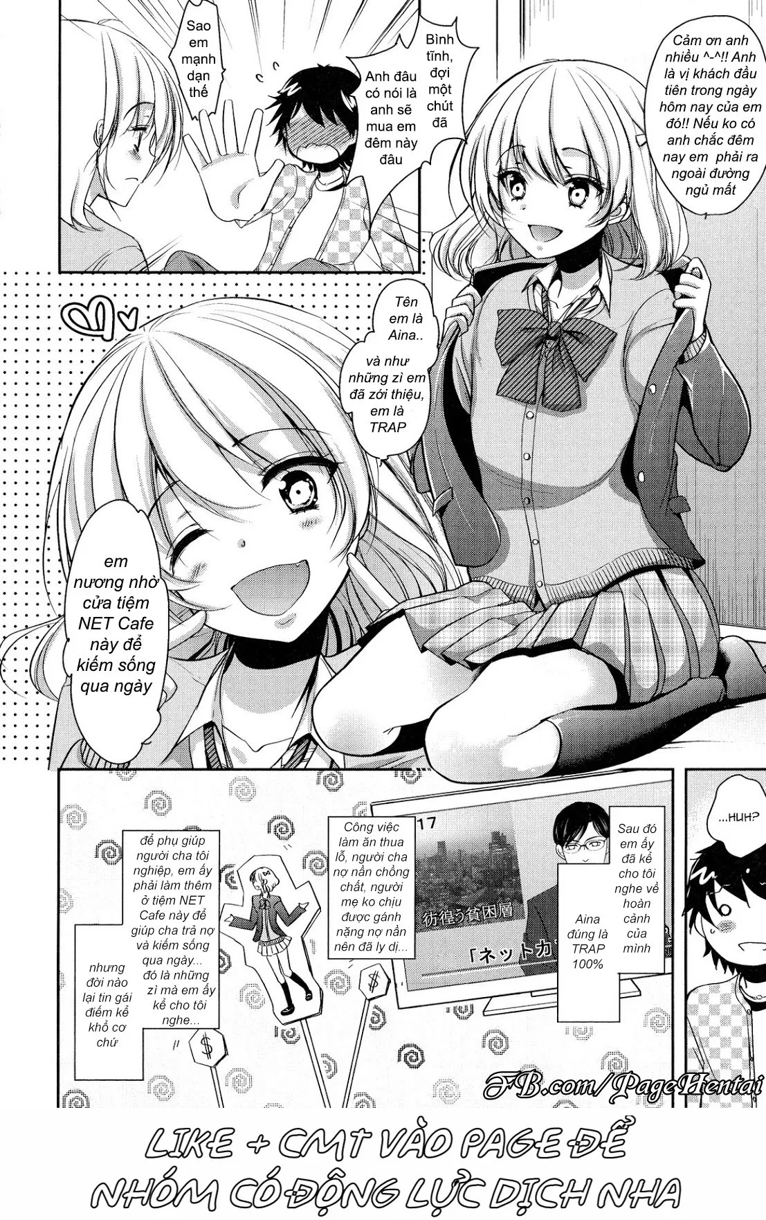 HentaiVN.net - Ảnh 4 - Net Cafe Nanmin Otokonoko no Kasegikata - Oneshot