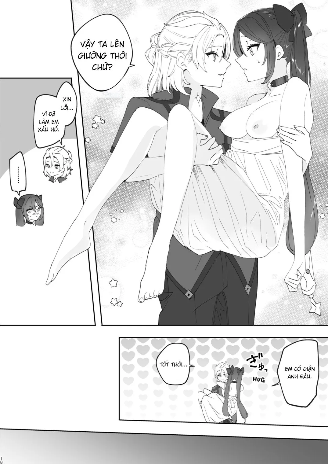 HentaiVN.net - Ảnh 18 - Em thật dễ thương [Kimi wa Kawaii] - Nửa đầu