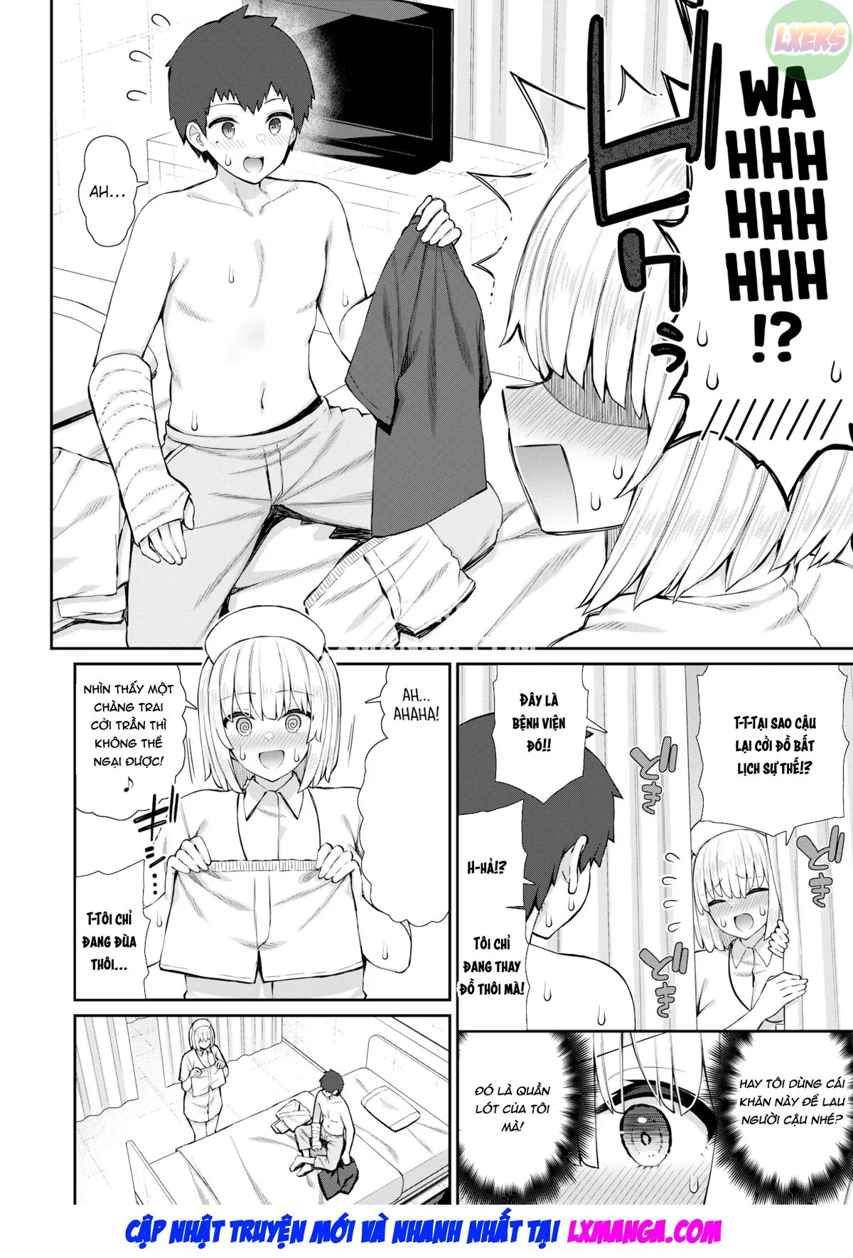 HentaiVN.net - Ảnh 5 - First Experience of a (Virgin) Novice Nurse - Oneshot