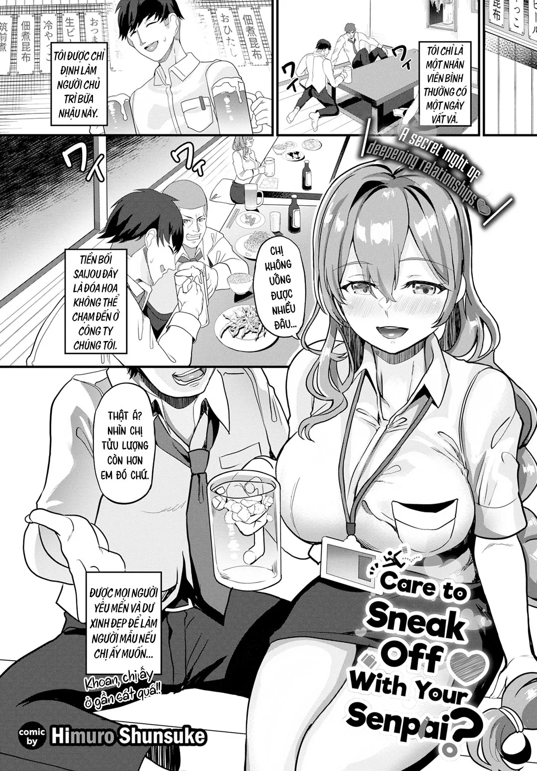 HentaiVN.net - Ảnh 2 - Muốn lẻn trốn cùng senpai không? - Oneshot