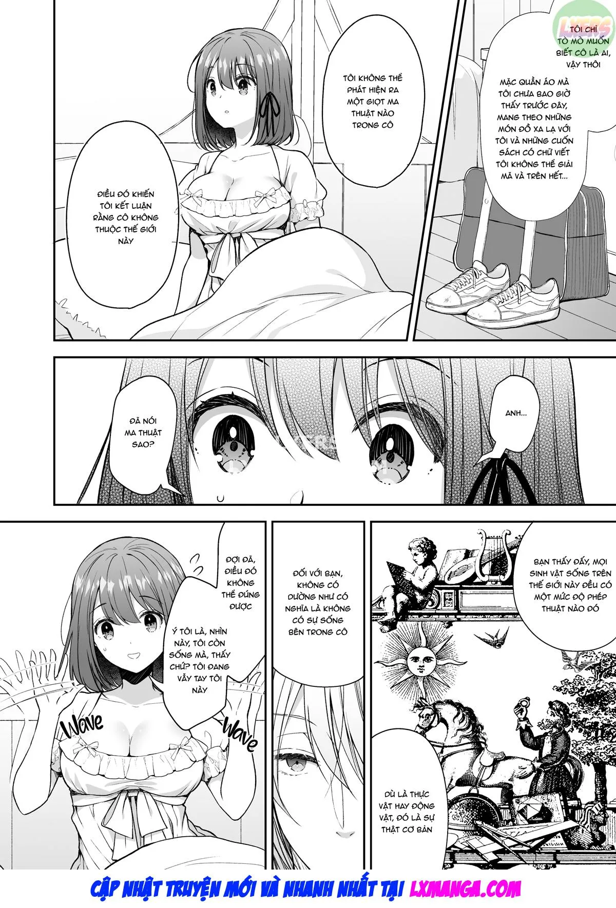 HentaiVN.net - Ảnh 12 - Zetsurin Mahoutsukai to no Inbi na Keiyaku ~Isekai Tenisaki de Ecchi na Tsukaima ni Nacchaimashita~ - Oneshot