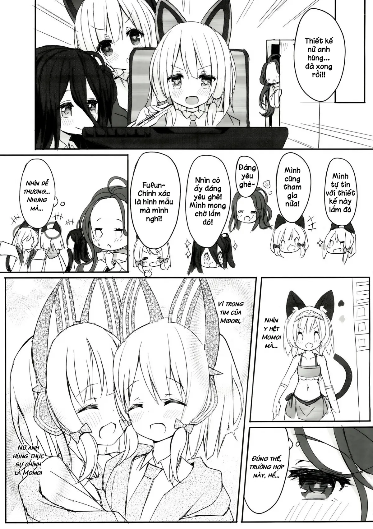 HentaiVN.net - Ảnh 16 - Nữ anh hùng của em [Watashi no Heroine; My Heroine] - Oneshot