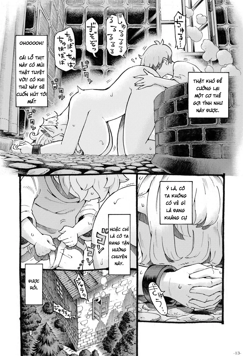 HentaiVN.net - Ảnh 12 - Cẩn thận với mấy elf hứng tình! [Beware of erotic elf] - Oneshot