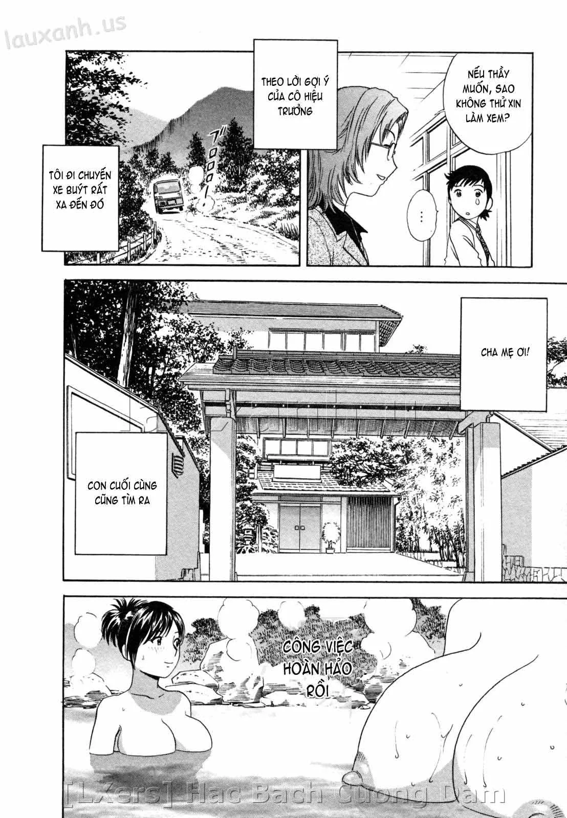 HentaiVN.net - Ảnh 10 - Boing Boing Onsen [Zokkon! Boin Onsen] - Chap 1