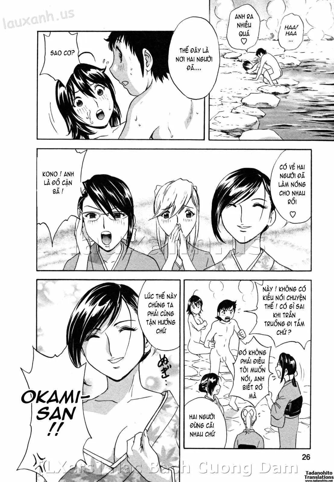 HentaiVN.net - Ảnh 26 - Boing Boing Onsen [Zokkon! Boin Onsen] - Chap 1