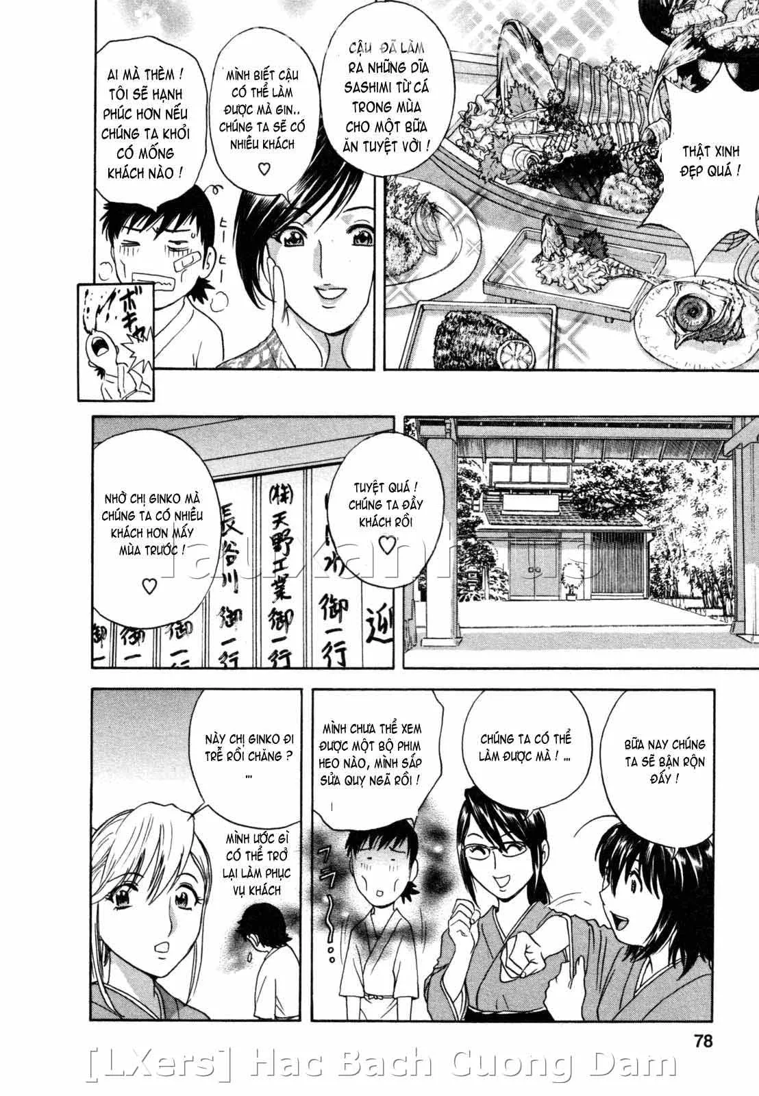 HentaiVN.net - Ảnh 8 - Boing Boing Onsen [Zokkon! Boin Onsen] - Chap 4