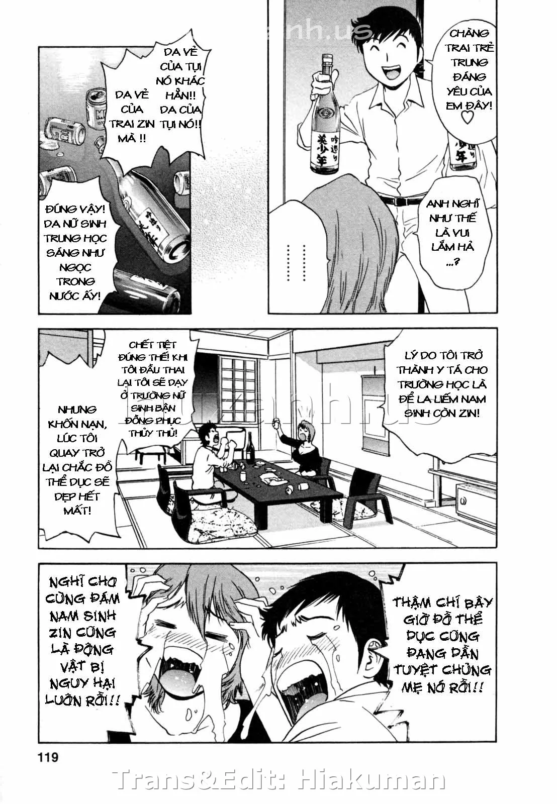 HentaiVN.net - Ảnh 7 - Boing Boing Onsen [Zokkon! Boin Onsen] - Chap 6