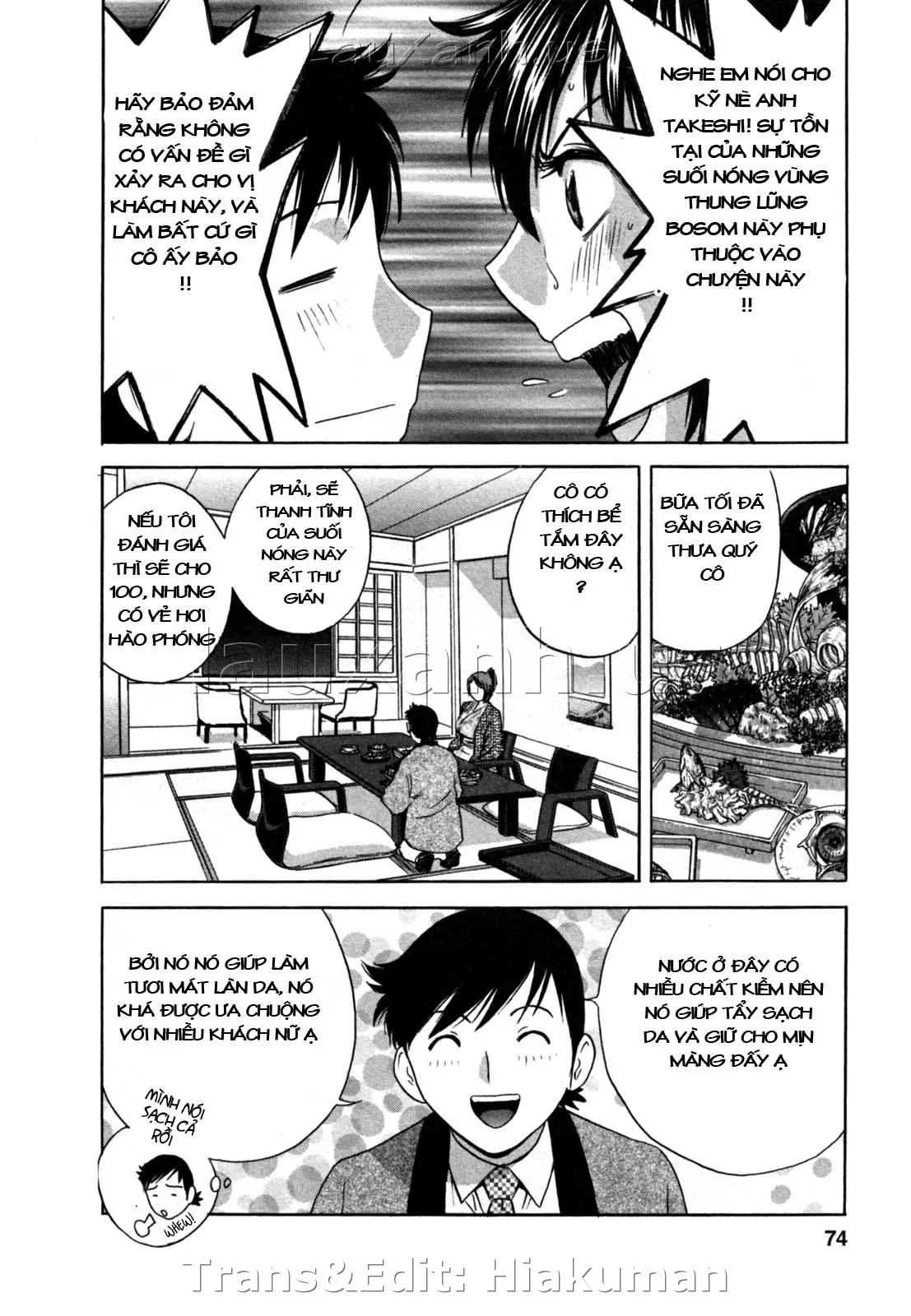 HentaiVN.net - Ảnh 6 - Boing Boing Onsen [Zokkon! Boin Onsen] - Chap 12