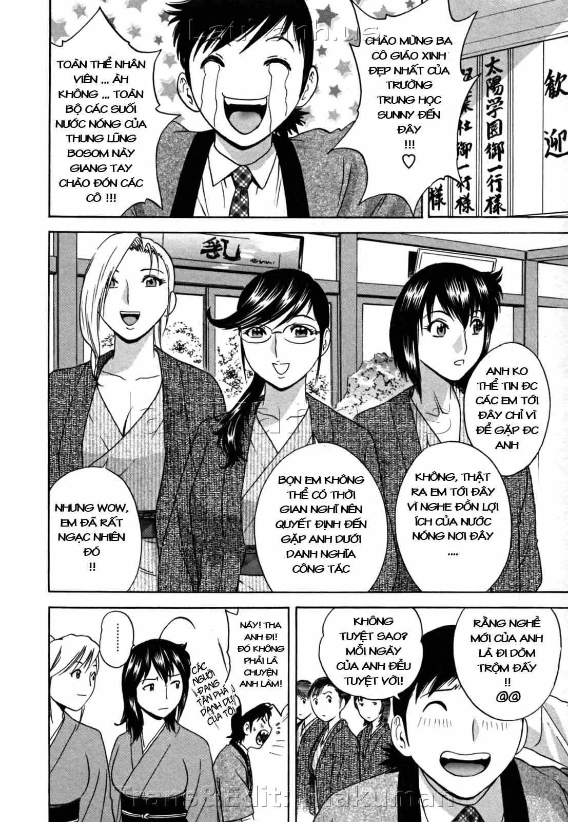HentaiVN.net - Ảnh 3 - Boing Boing Onsen [Zokkon! Boin Onsen] - Chap 13
