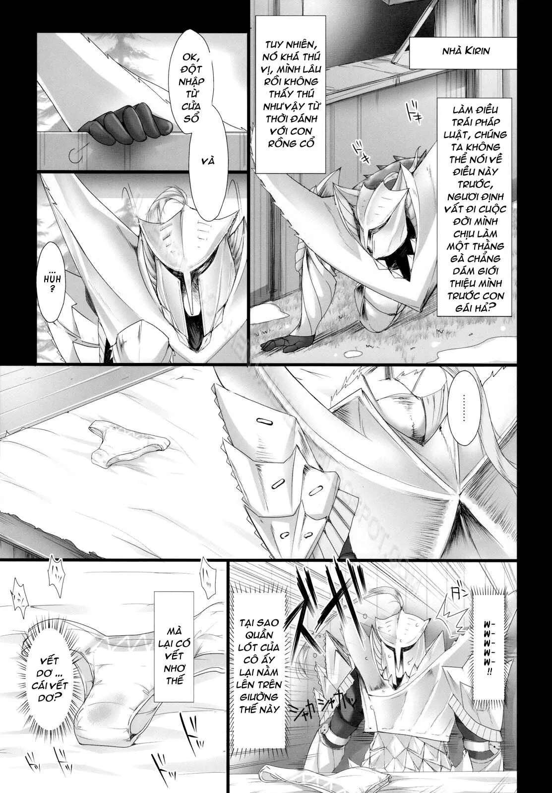 HentaiVN.net - Ảnh 10 - Monhan no Erohon - Series (Monster Hunter) - Chap 5