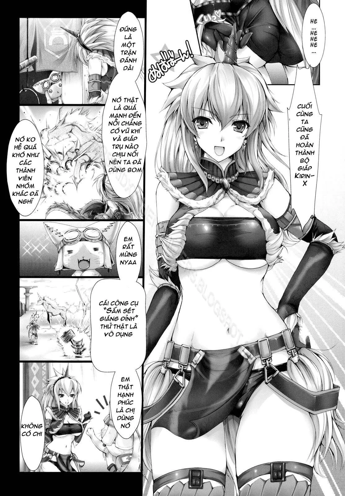 HentaiVN.net - Ảnh 4 - Monhan no Erohon - Series (Monster Hunter) - Chap 5