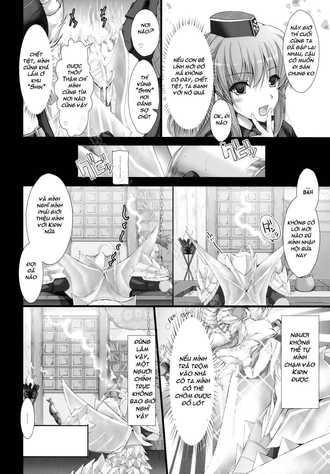 HentaiVN.net - Ảnh 9 - Monhan no Erohon - Series (Monster Hunter) - Chap 5