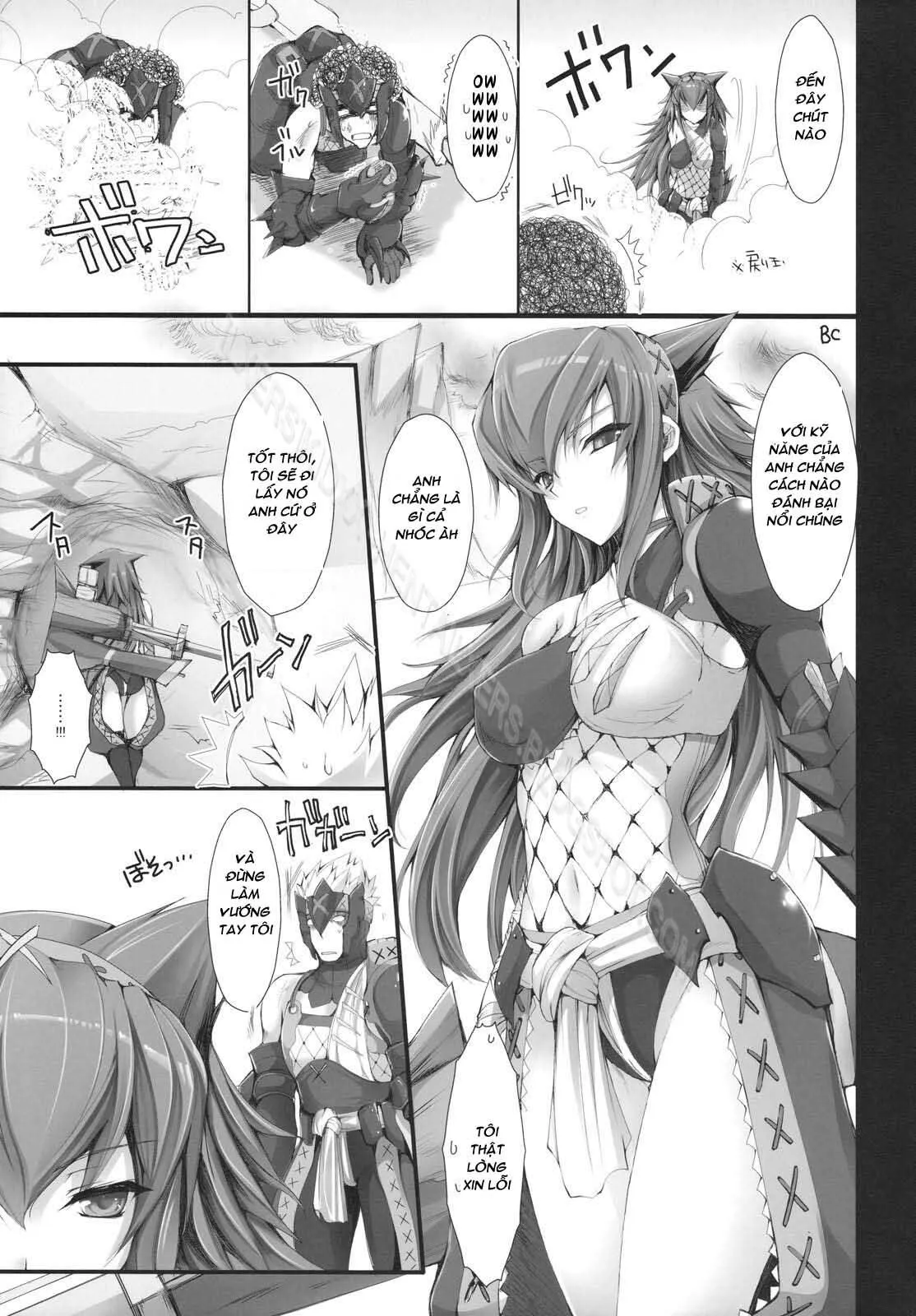HentaiVN.net - Ảnh 10 - Monhan no Erohon - Series (Monster Hunter) - Chap 6