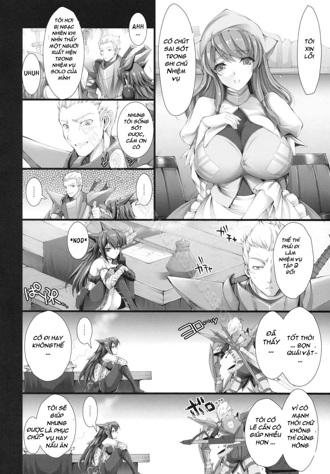 HentaiVN.net - Ảnh 7 - Monhan no Erohon - Series (Monster Hunter) - Chap 6