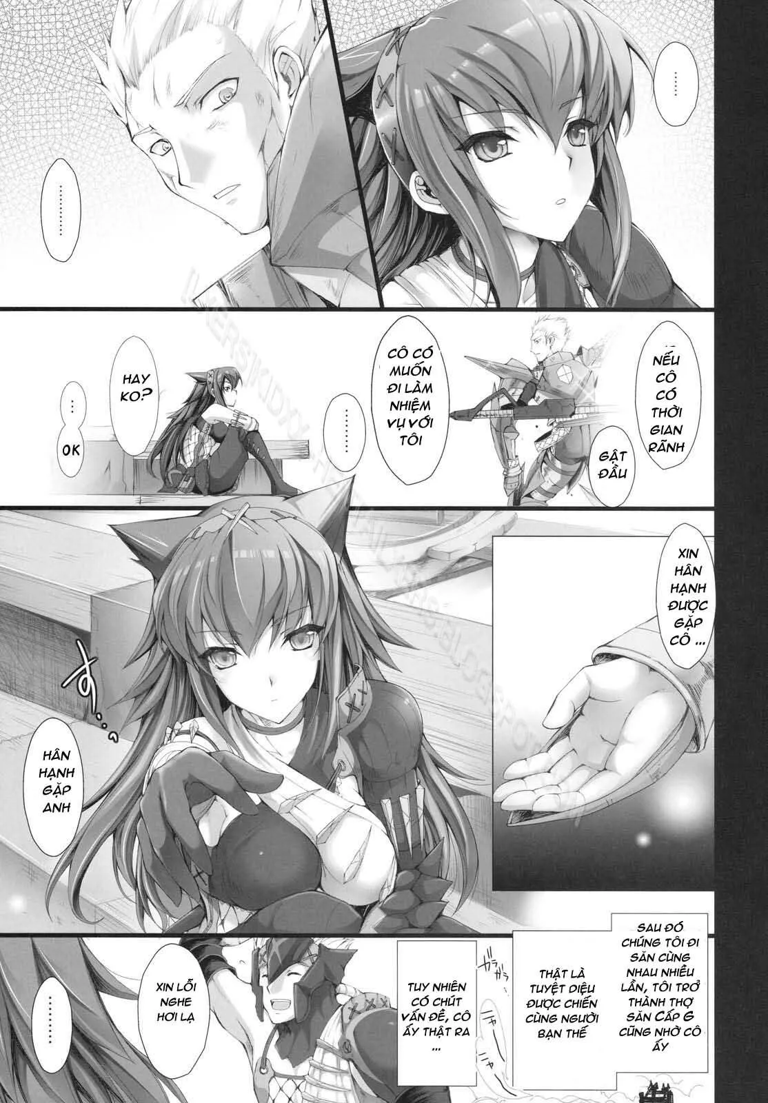 HentaiVN.net - Ảnh 8 - Monhan no Erohon - Series (Monster Hunter) - Chap 6