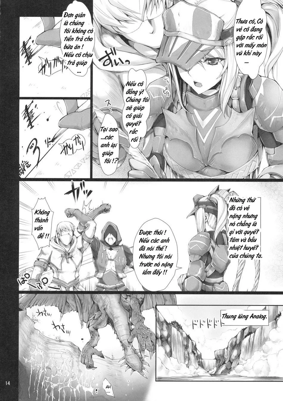 HentaiVN.net - Ảnh 13 - Monhan no Erohon - Series (Monster Hunter) - Chap 7
