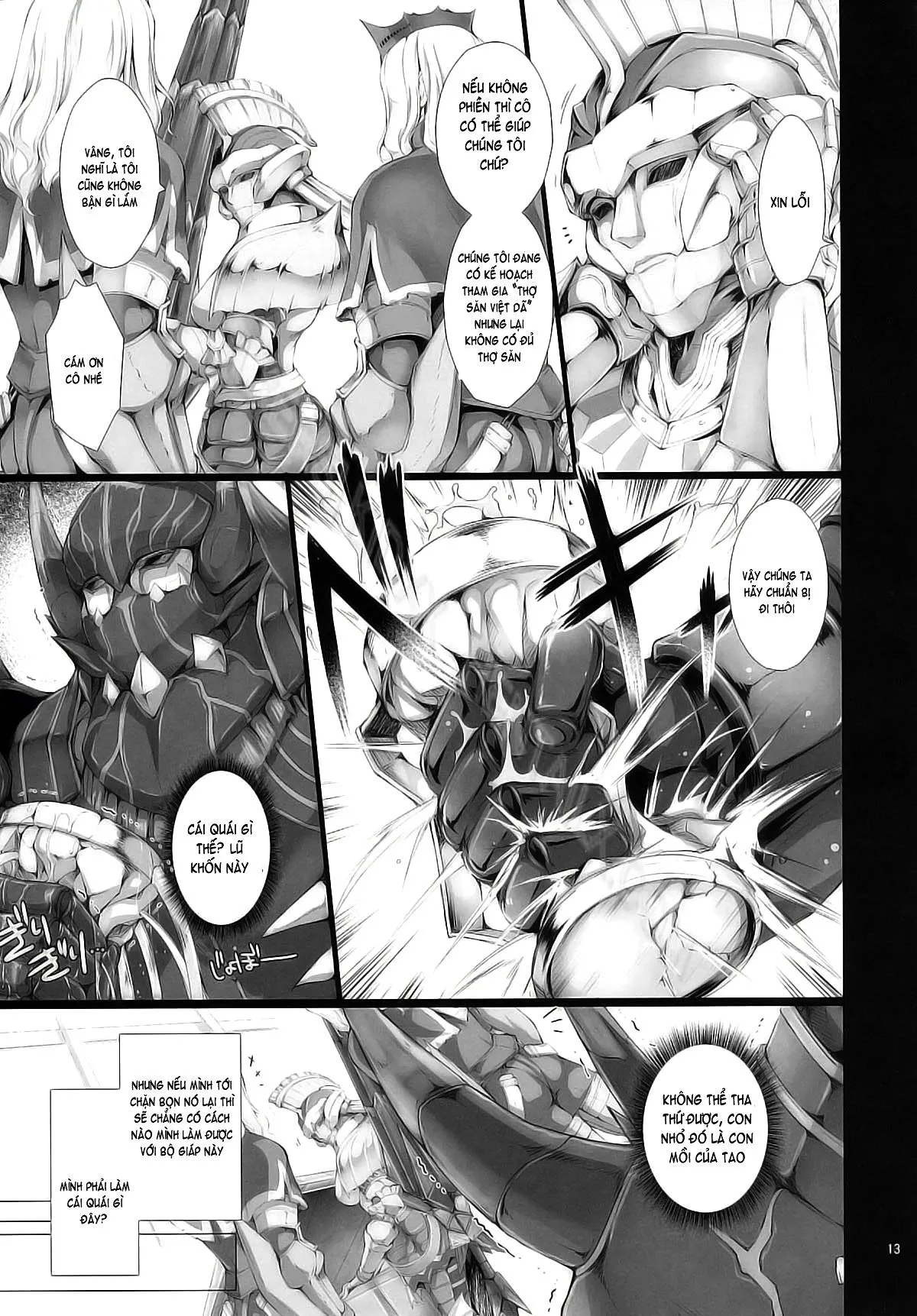 HentaiVN.net - Ảnh 11 - Monhan no Erohon - Series (Monster Hunter) - Chap 9