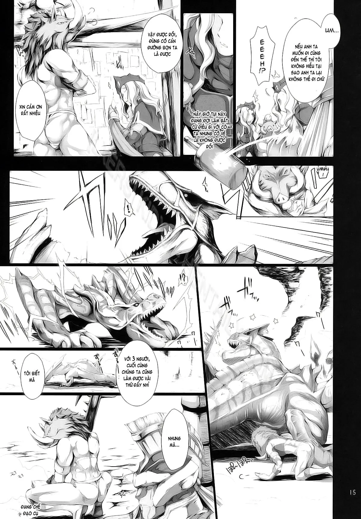 HentaiVN.net - Ảnh 13 - Monhan no Erohon - Series (Monster Hunter) - Chap 9