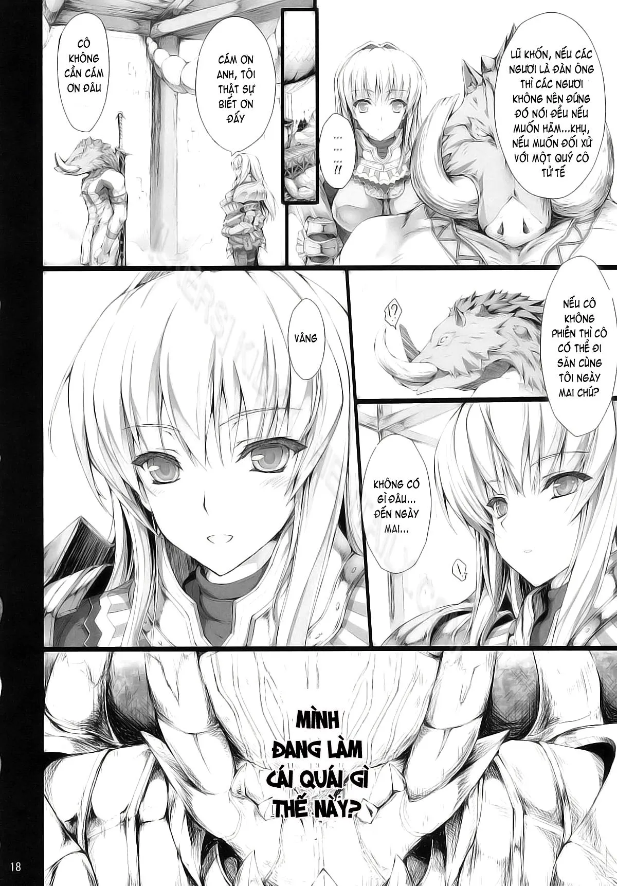 HentaiVN.net - Ảnh 16 - Monhan no Erohon - Series (Monster Hunter) - Chap 9
