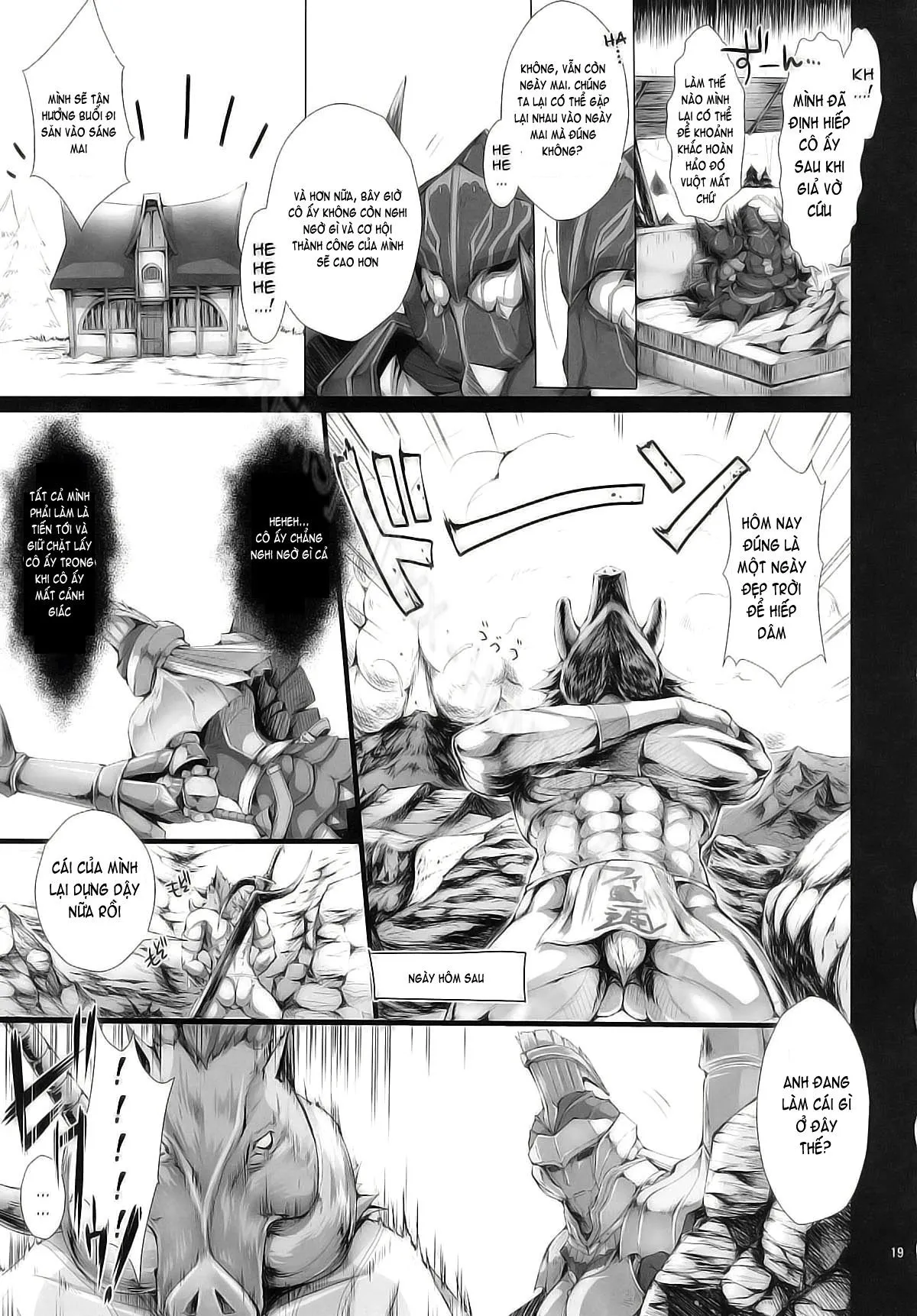 HentaiVN.net - Ảnh 17 - Monhan no Erohon - Series (Monster Hunter) - Chap 9