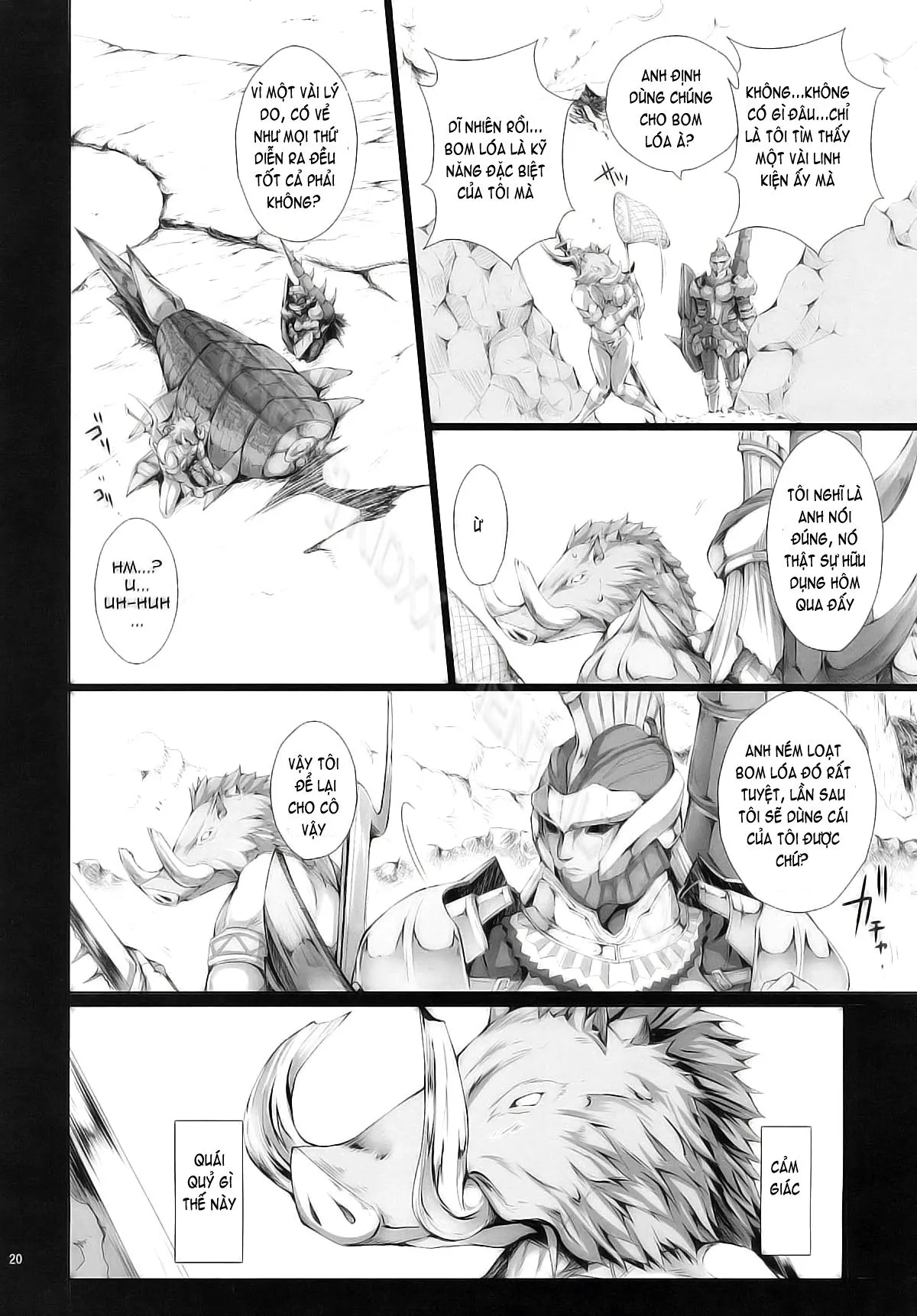 HentaiVN.net - Ảnh 18 - Monhan no Erohon - Series (Monster Hunter) - Chap 9