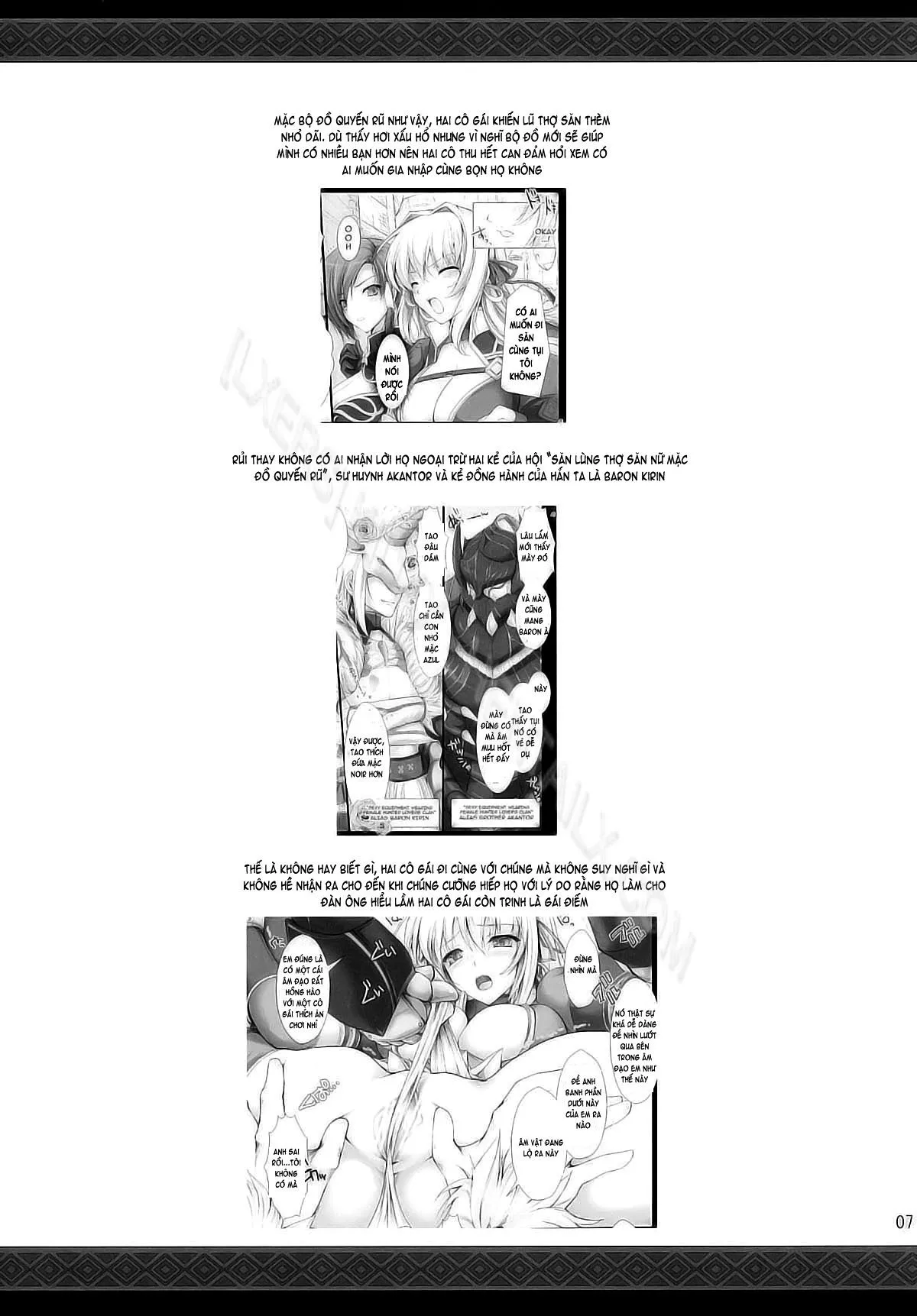 HentaiVN.net - Ảnh 5 - Monhan no Erohon - Series (Monster Hunter) - Chap 9