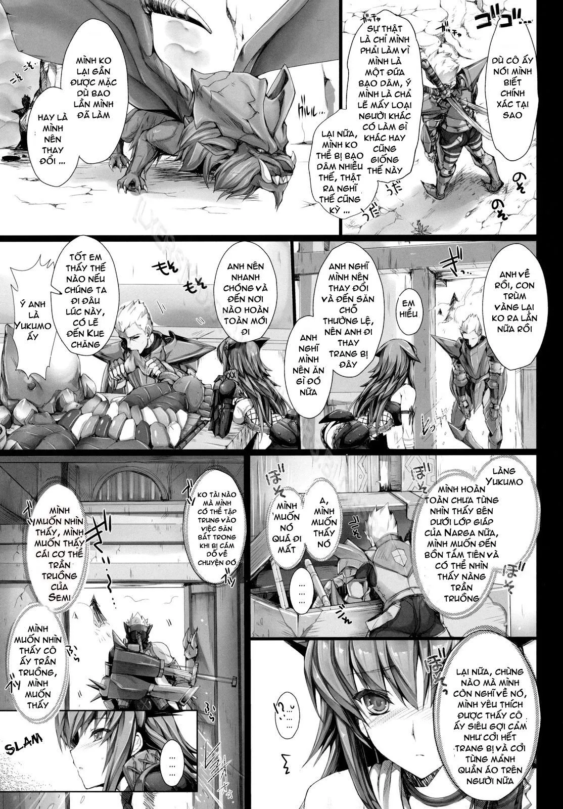 HentaiVN.net - Ảnh 6 - Monhan no Erohon - Series (Monster Hunter) - Chap 10