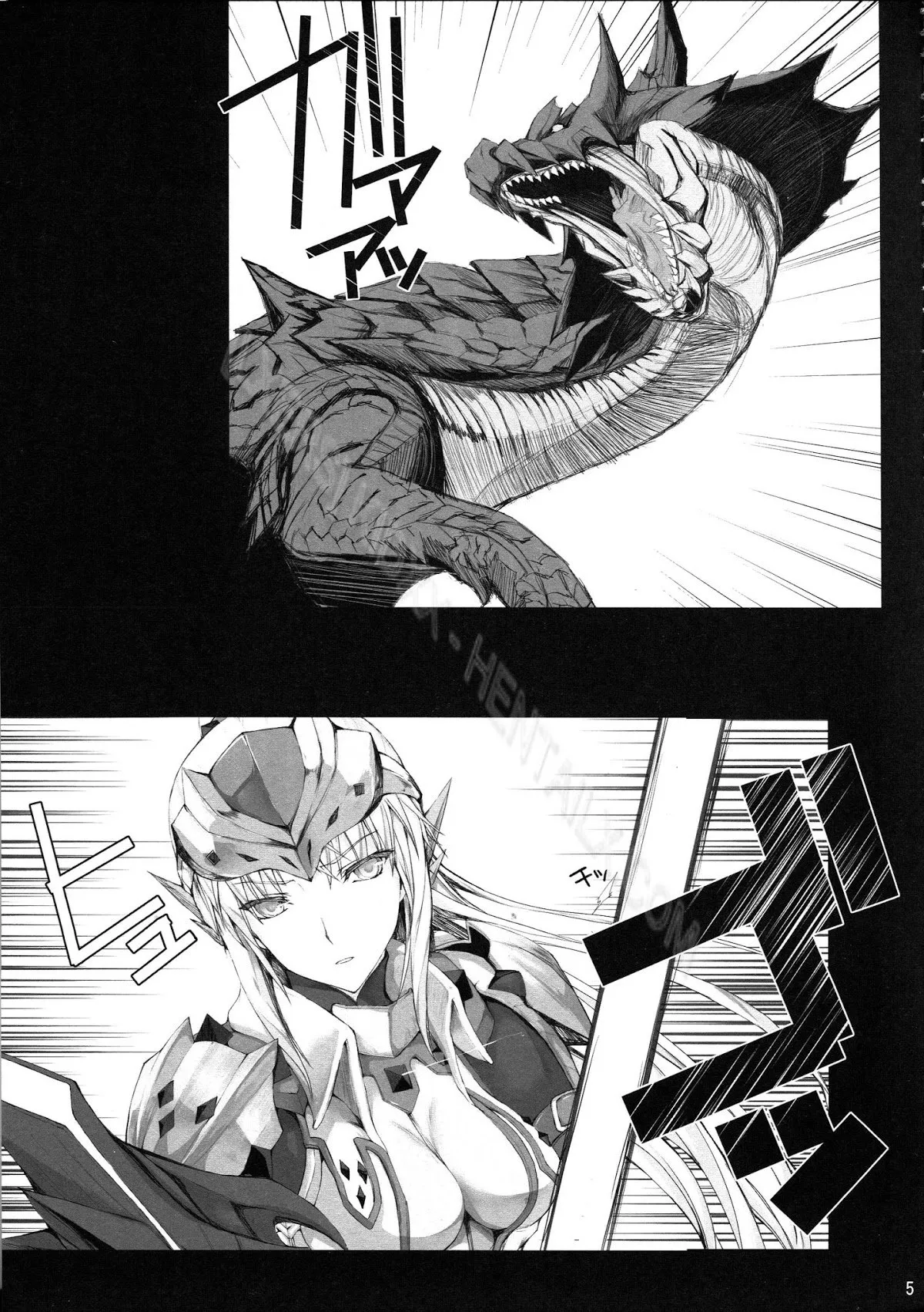 HentaiVN.net - Ảnh 4 - Monhan no Erohon - Series (Monster Hunter) - Chap 12