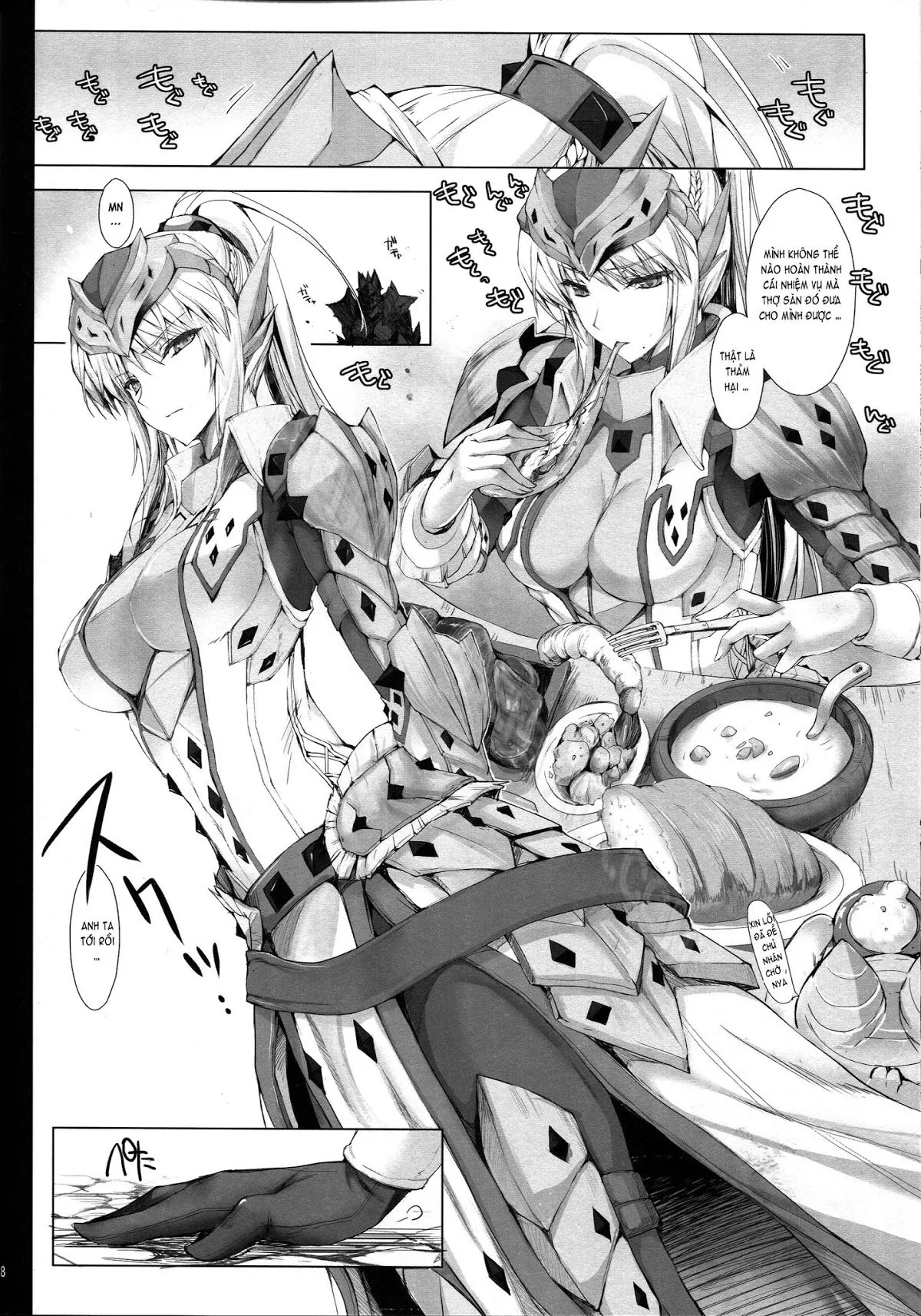 HentaiVN.net - Ảnh 7 - Monhan no Erohon - Series (Monster Hunter) - Chap 12