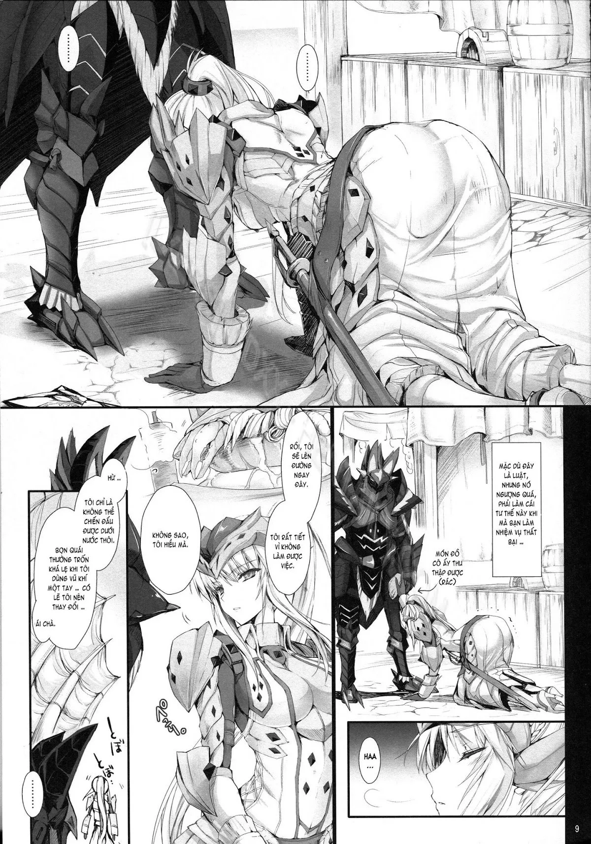 HentaiVN.net - Ảnh 8 - Monhan no Erohon - Series (Monster Hunter) - Chap 12