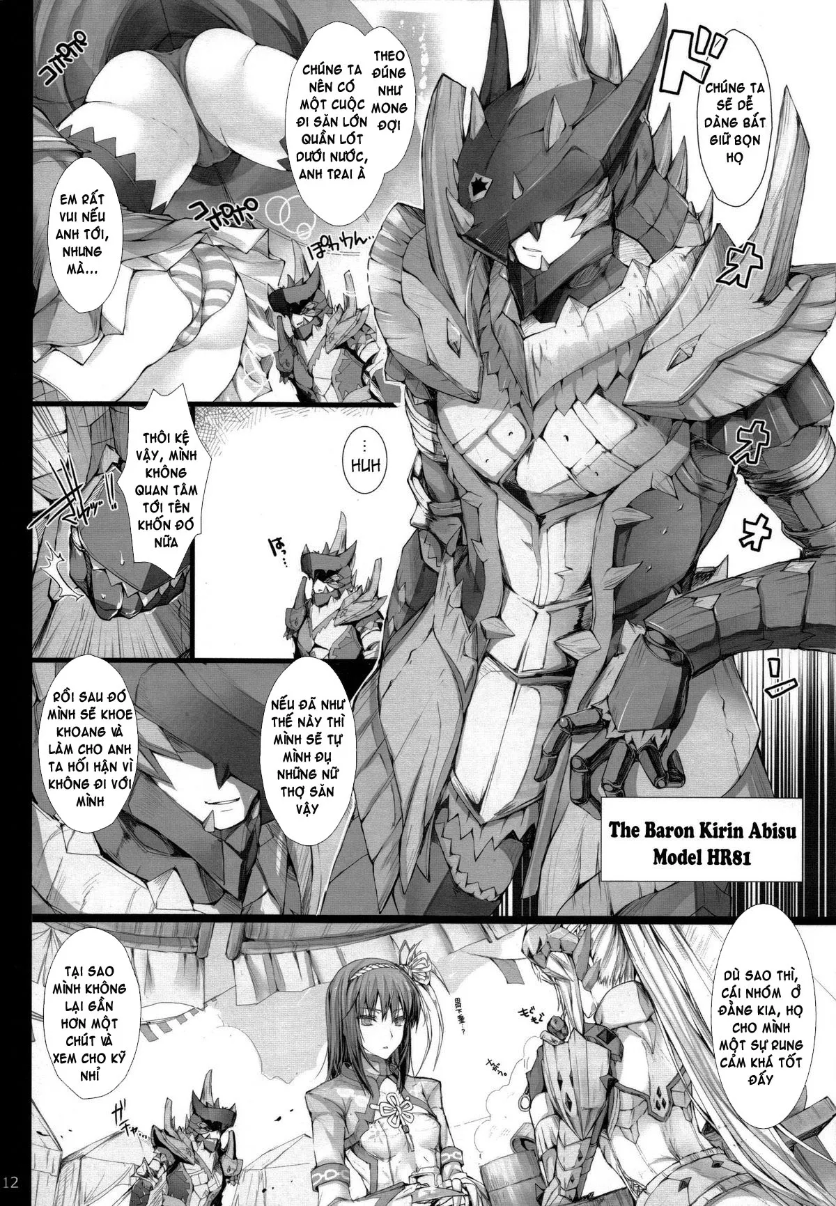 HentaiVN.net - Ảnh 14 - Monhan no Erohon - Series (Monster Hunter) - Chap 13