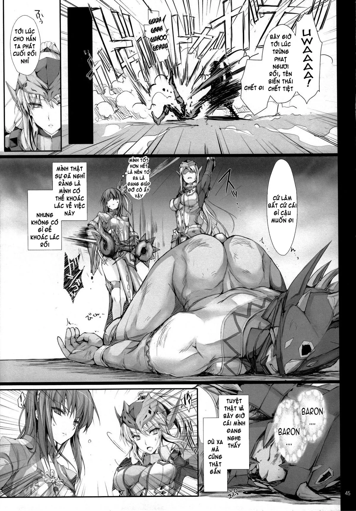 HentaiVN.net - Ảnh 46 - Monhan no Erohon - Series (Monster Hunter) - Chap 13