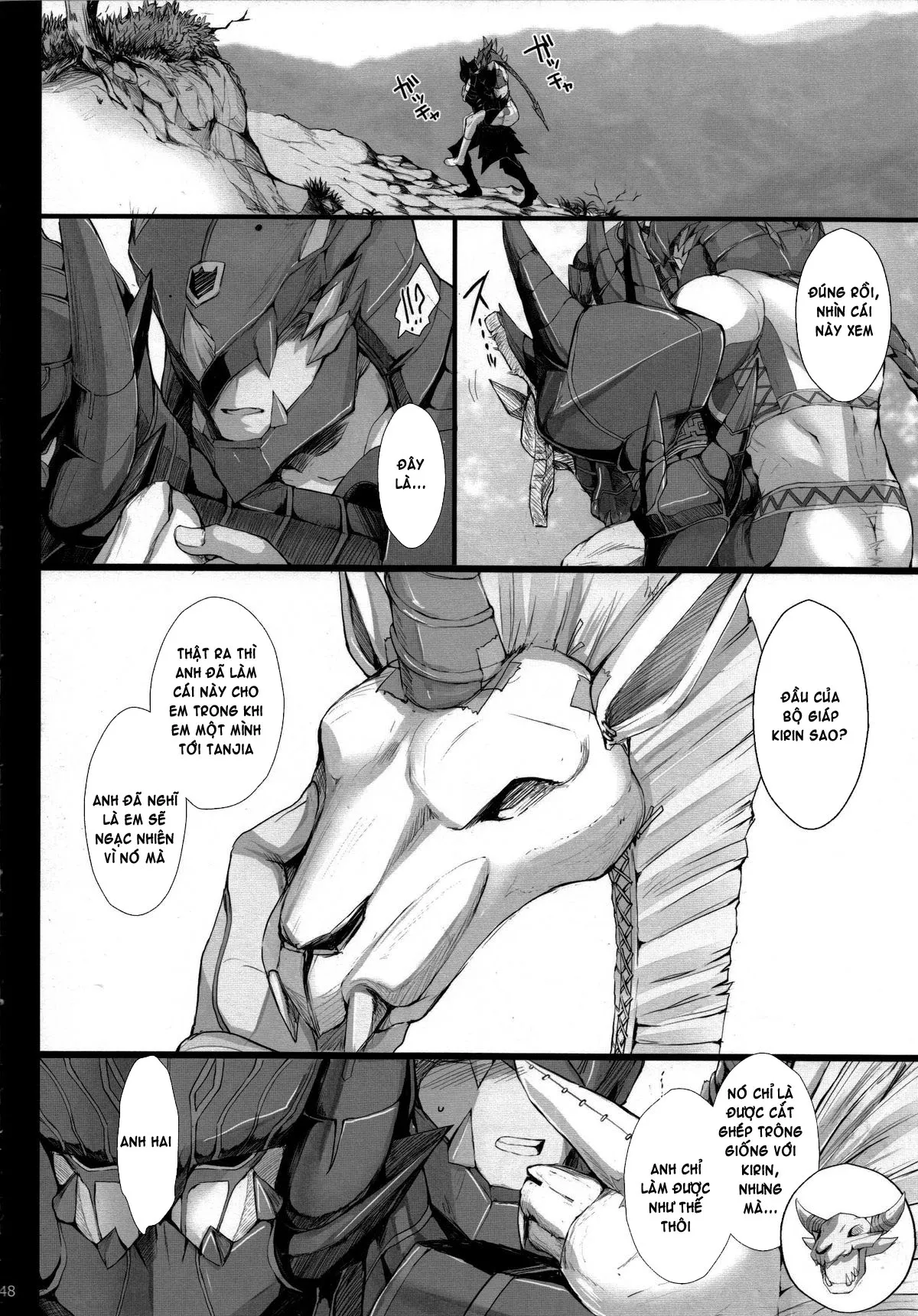HentaiVN.net - Ảnh 49 - Monhan no Erohon - Series (Monster Hunter) - Chap 13