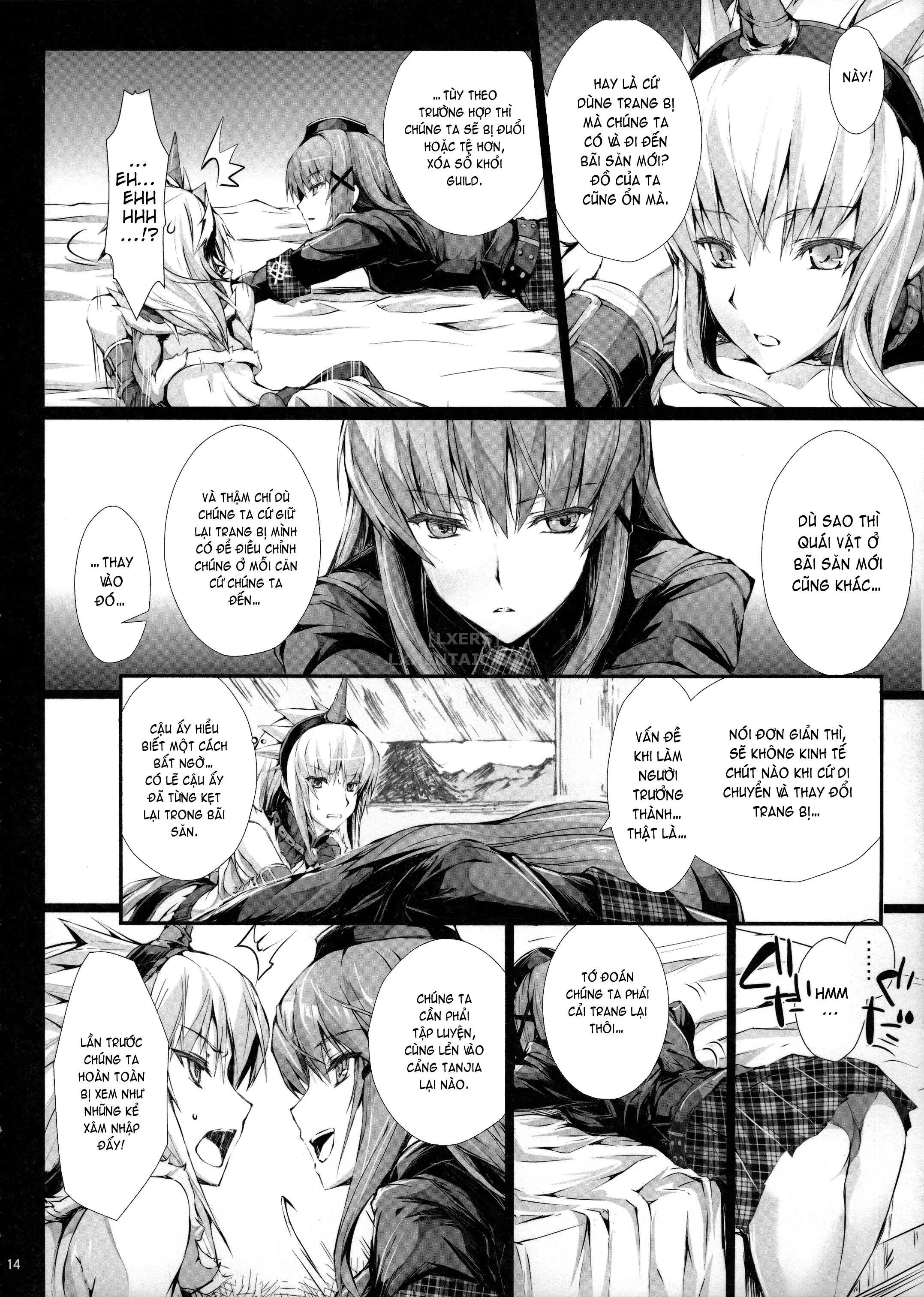 HentaiVN.net - Ảnh 17 - Monhan no Erohon - Series (Monster Hunter) - Chap 14