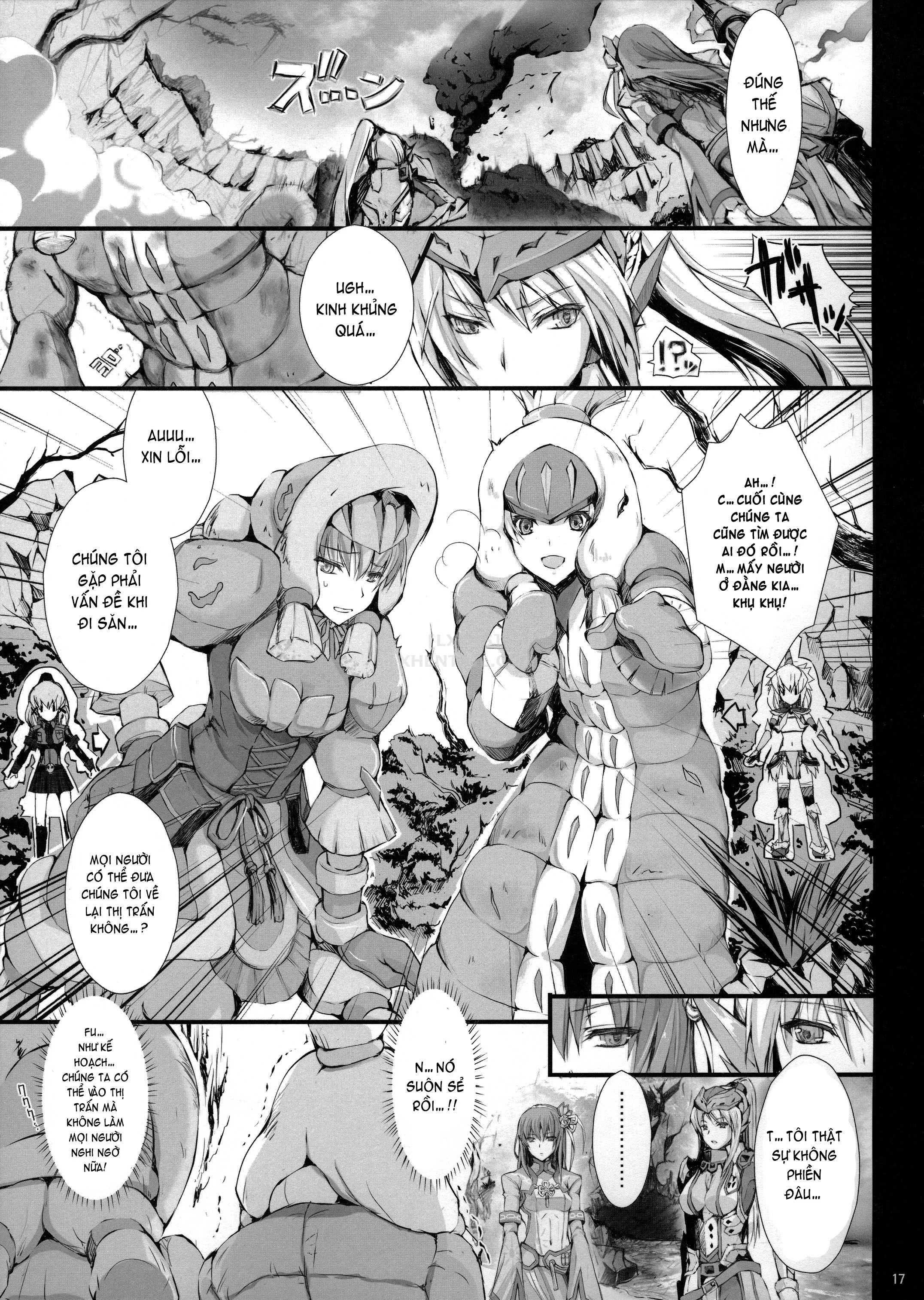 HentaiVN.net - Ảnh 20 - Monhan no Erohon - Series (Monster Hunter) - Chap 14
