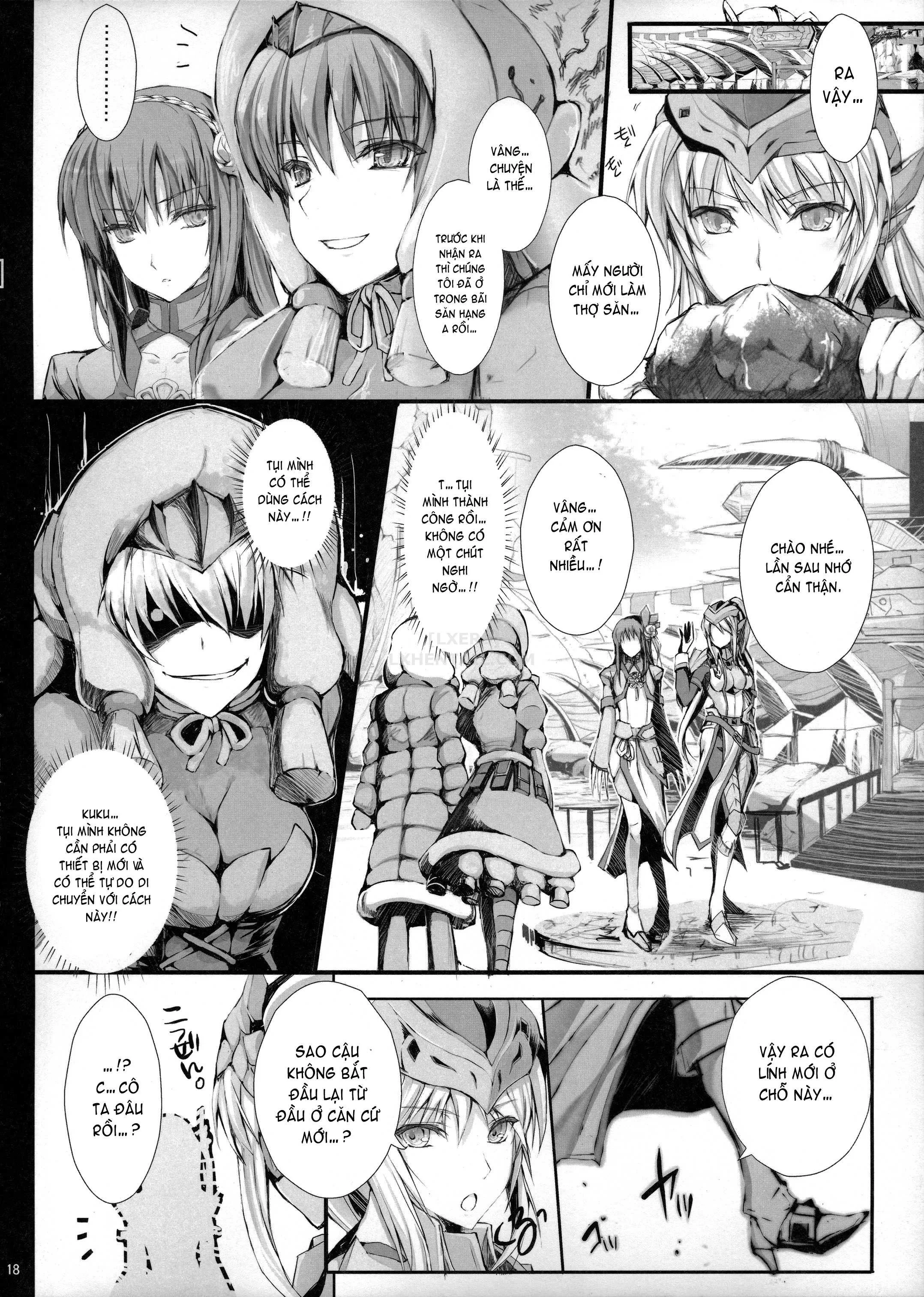 HentaiVN.net - Ảnh 21 - Monhan no Erohon - Series (Monster Hunter) - Chap 14