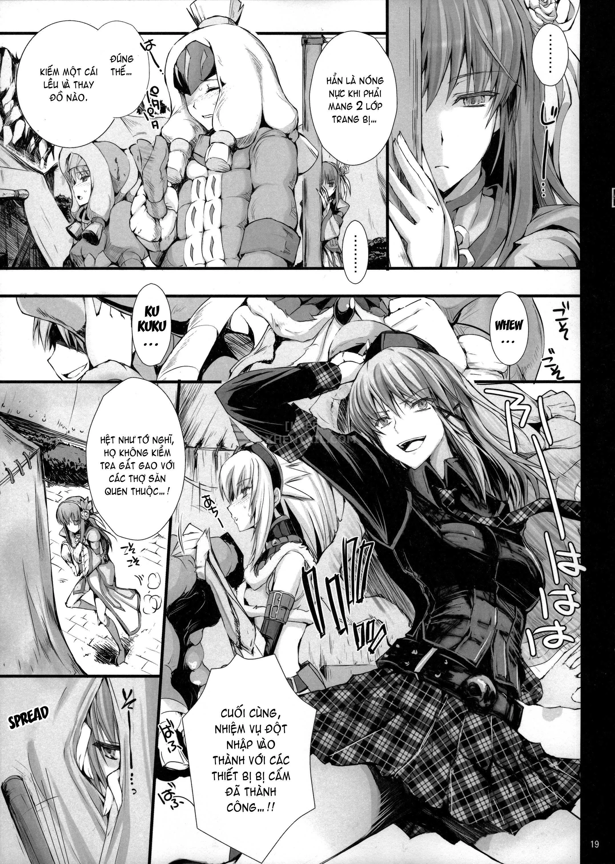 HentaiVN.net - Ảnh 22 - Monhan no Erohon - Series (Monster Hunter) - Chap 14
